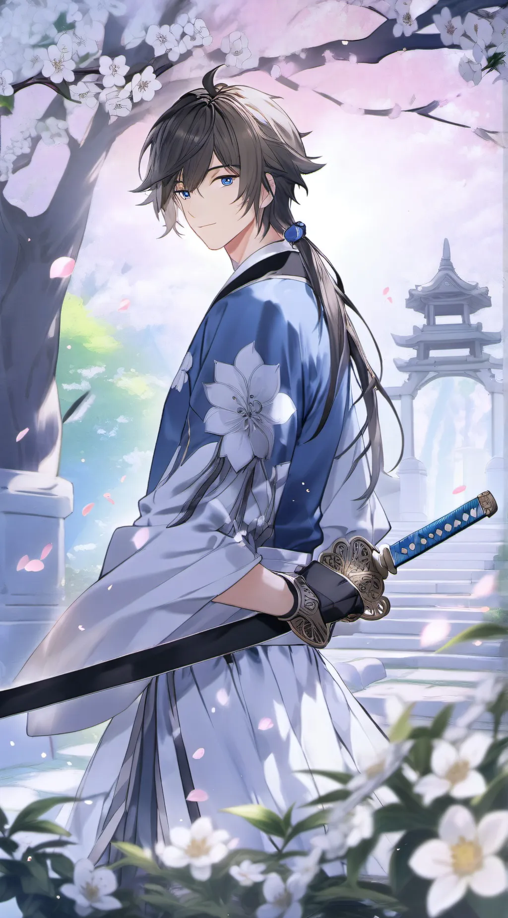 ai character: Kanji background