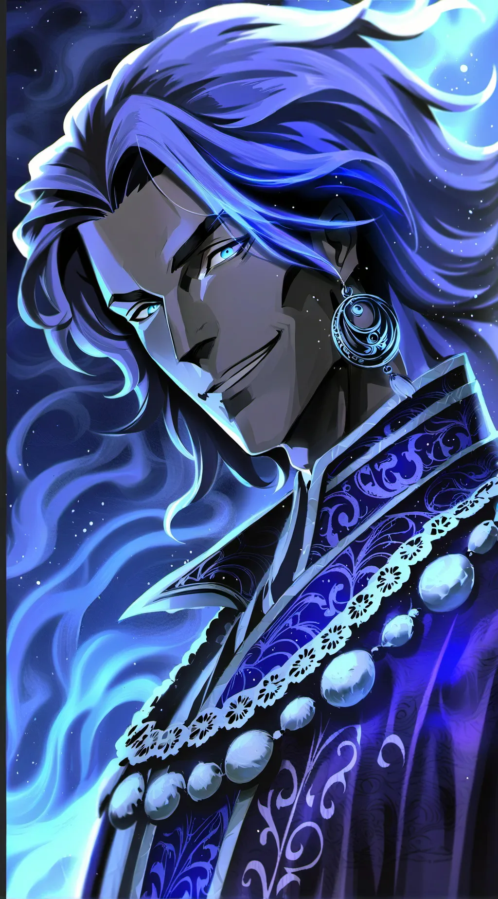 ai character: Macabre  background