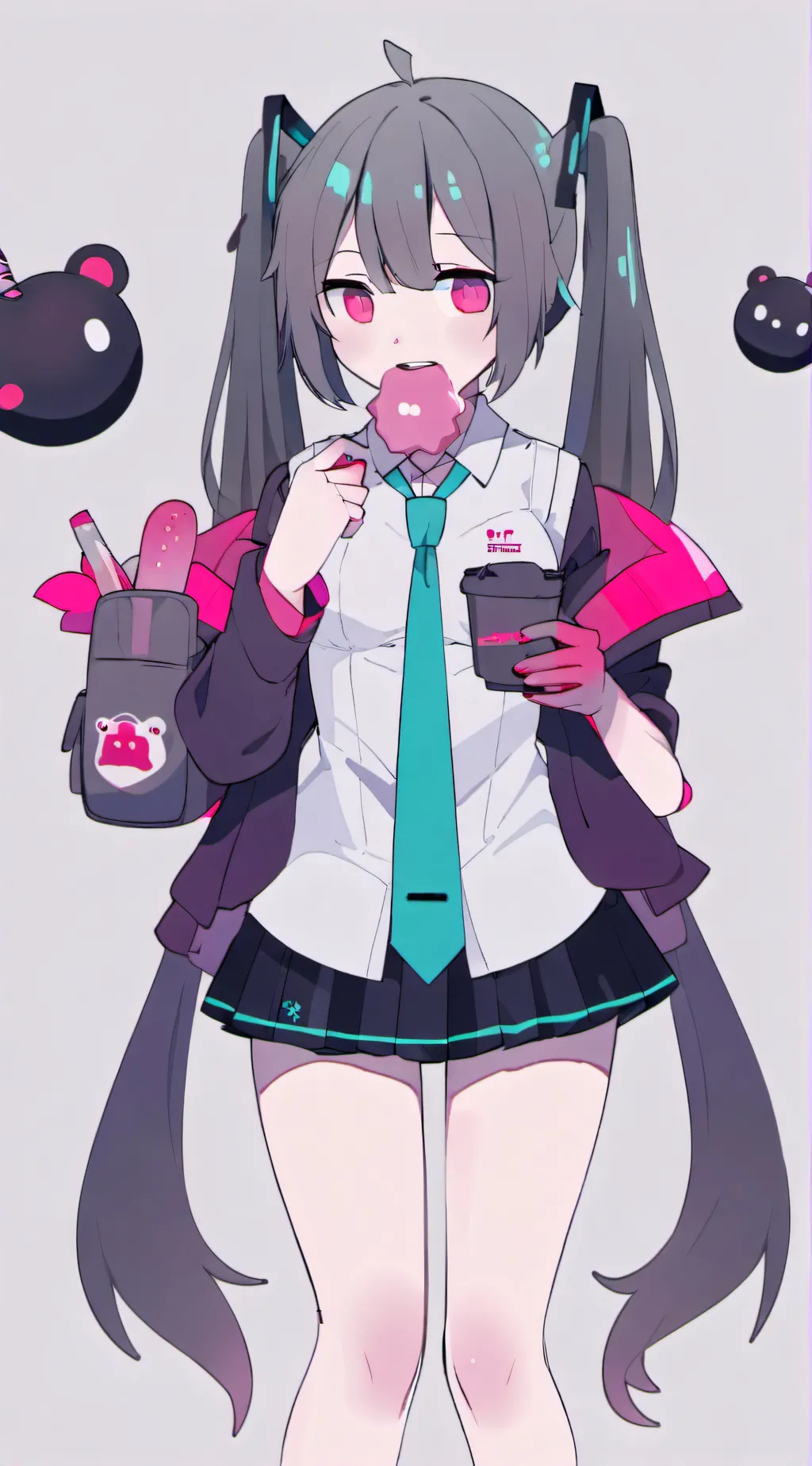 ai character: MIKU background