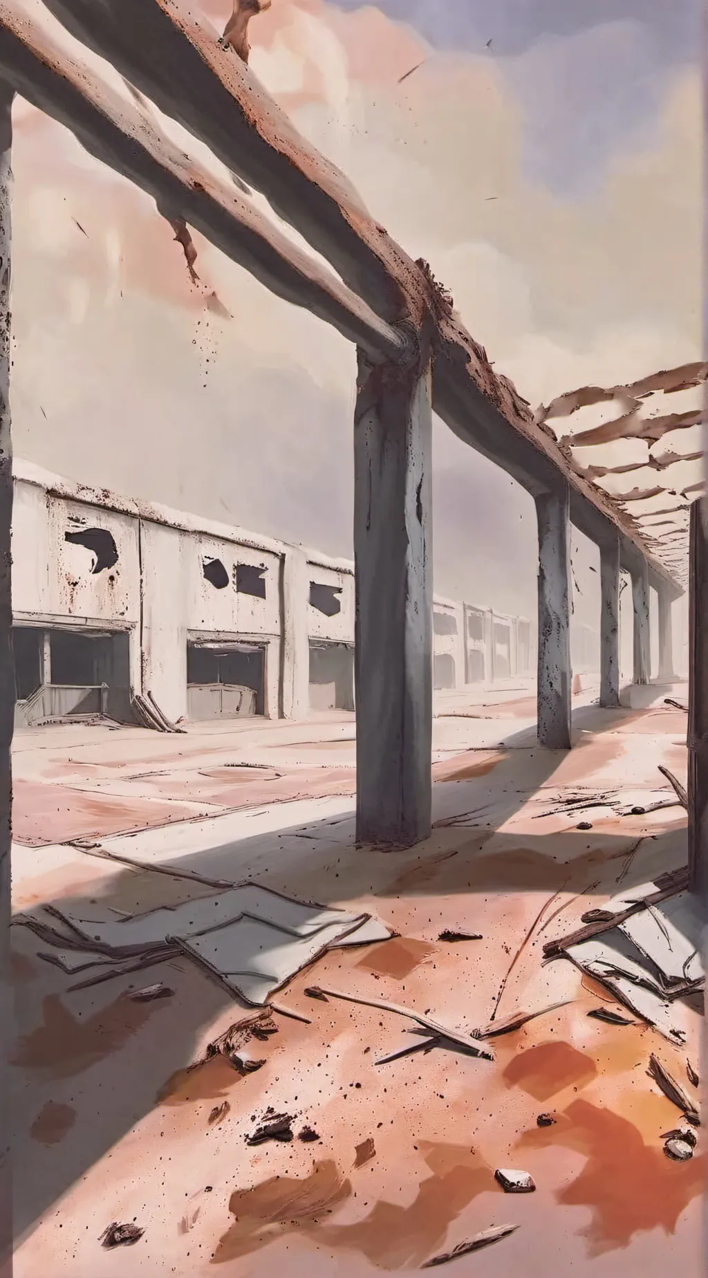 ai character: The Armless Walker background