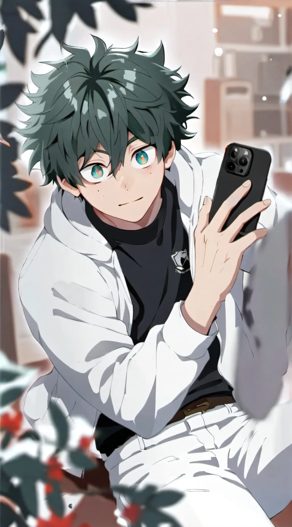 ai character: deku background