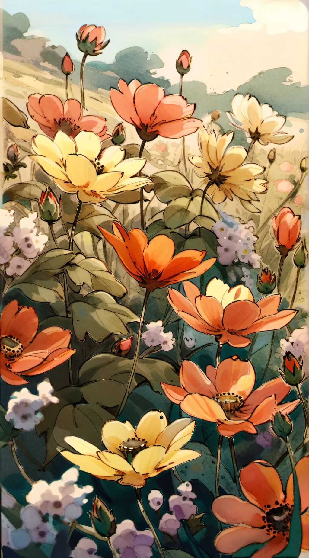 ai character: TUA+Harry Potter background