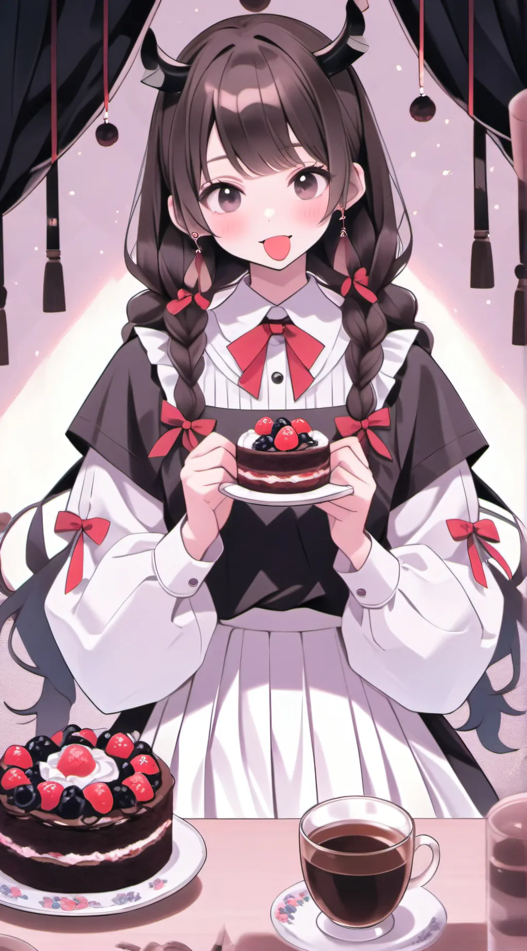 ai character: Luna background