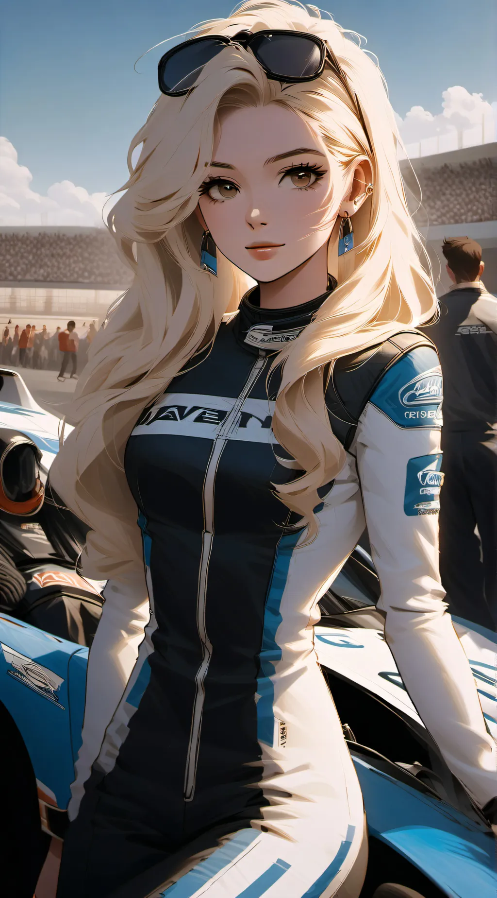 ai character: 🏎(Amy)🏆 background