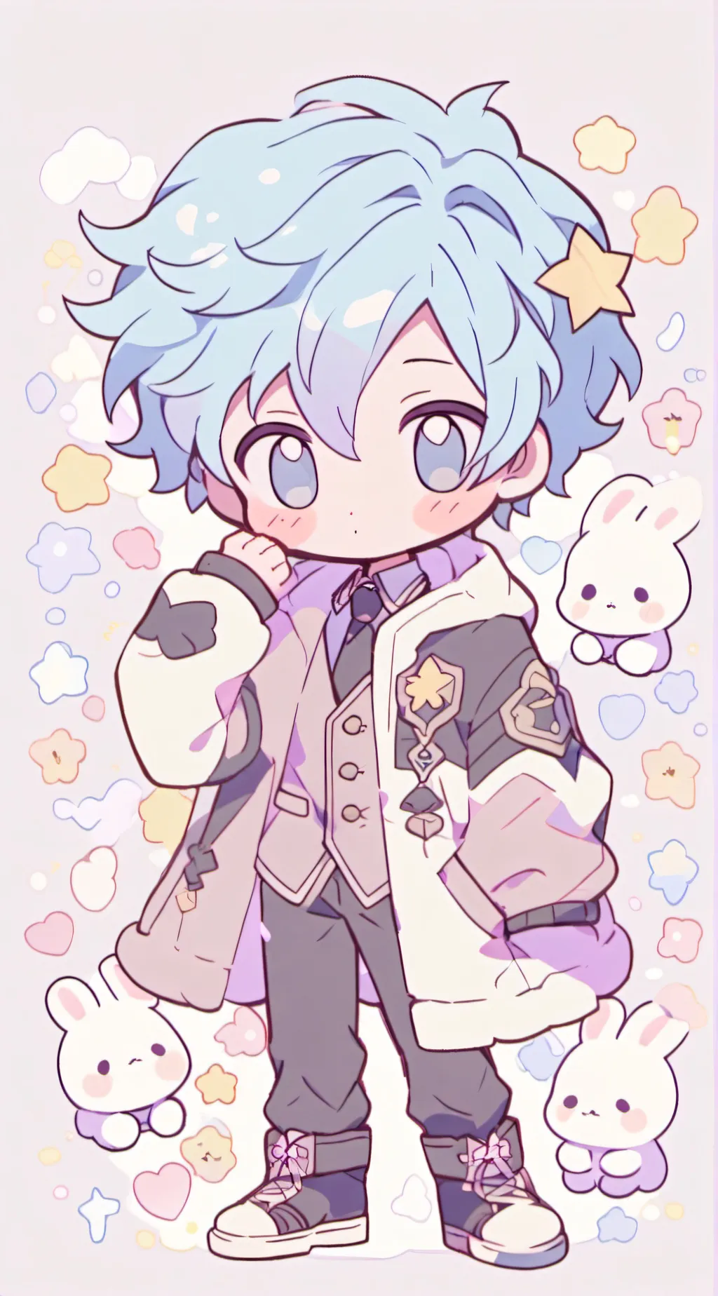 ai character: Vox but⚡🌩⚡ background