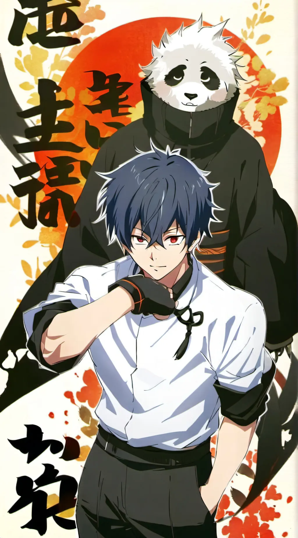 ai character: Tsukiyami  background