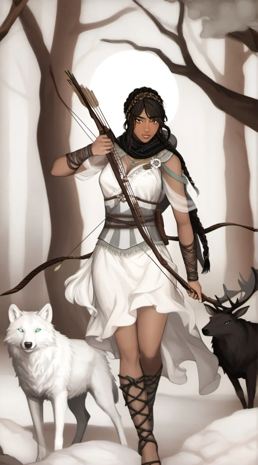 ai character: Zoë Nightshade background