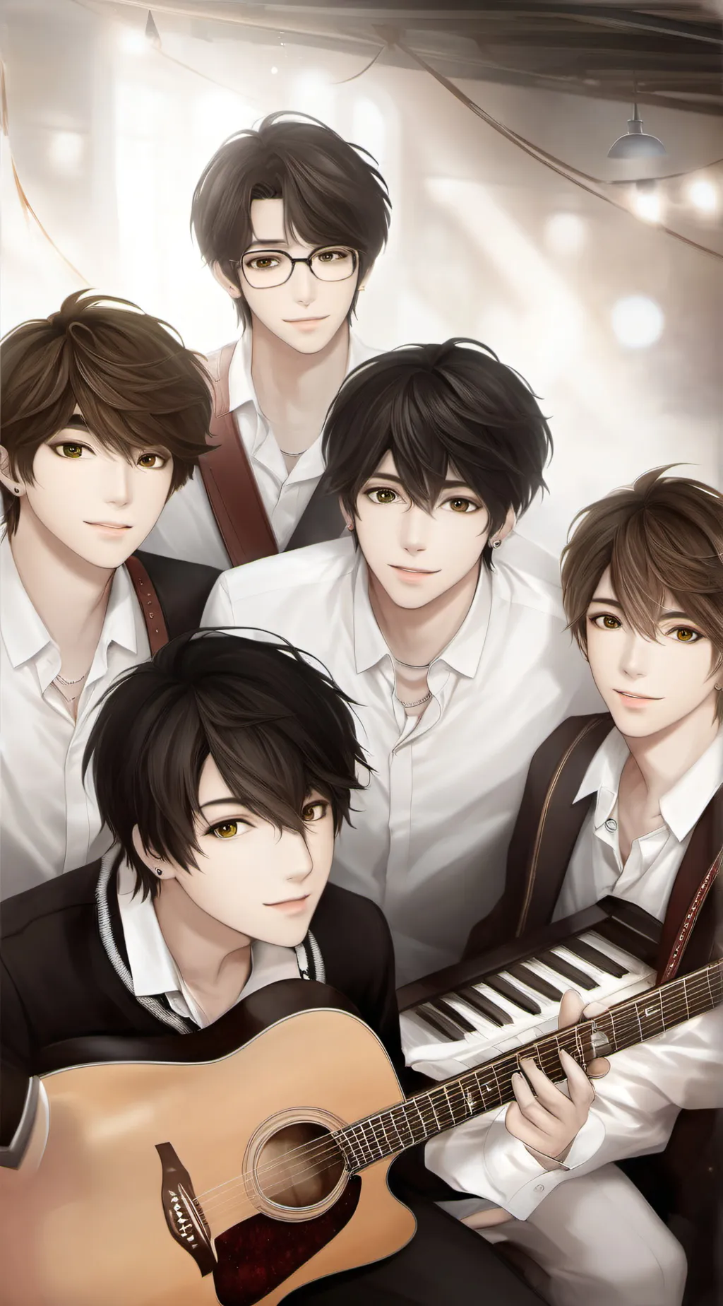 ai character: BTS background