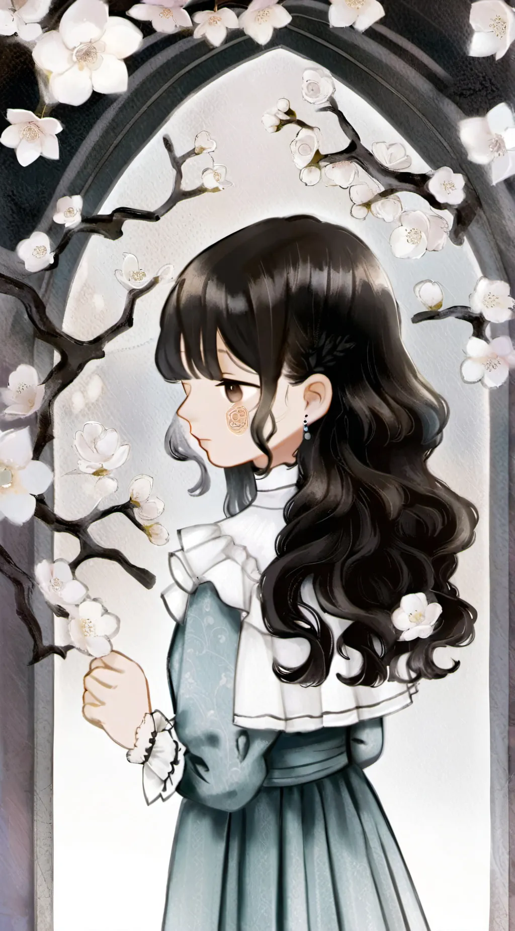 ai character: Follow me ! background