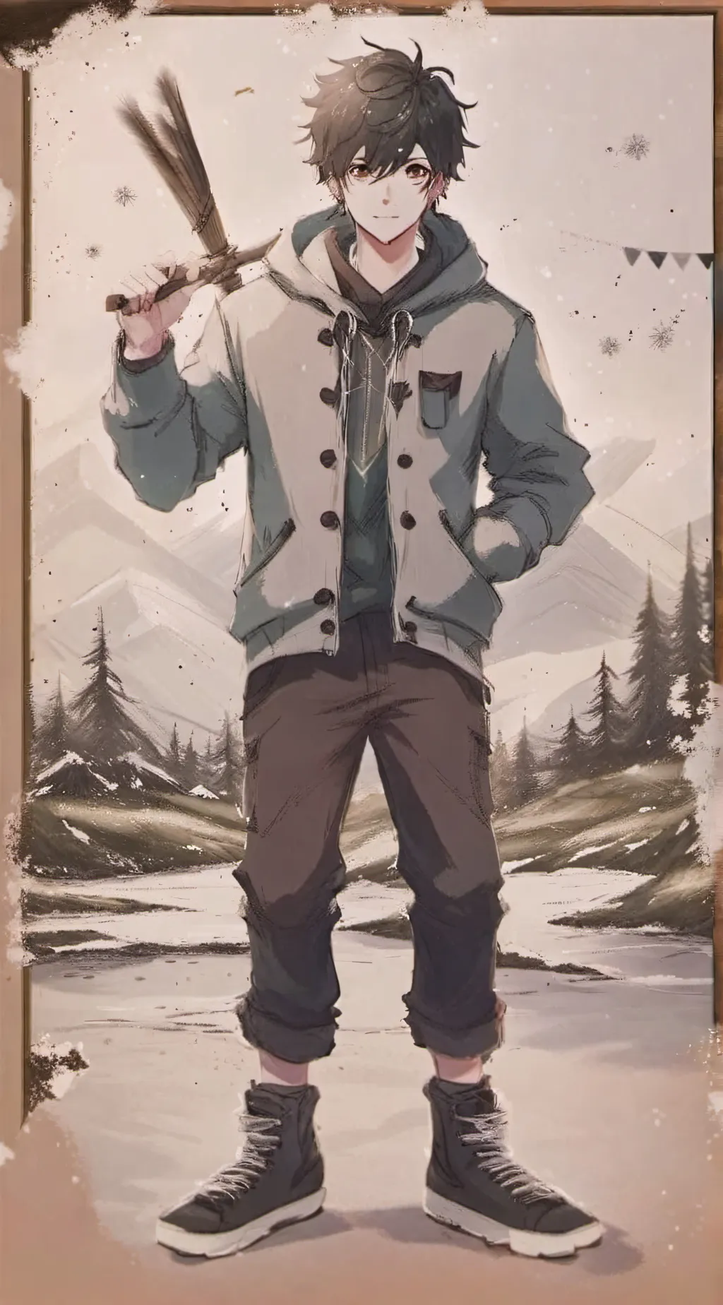 ai character: leo background