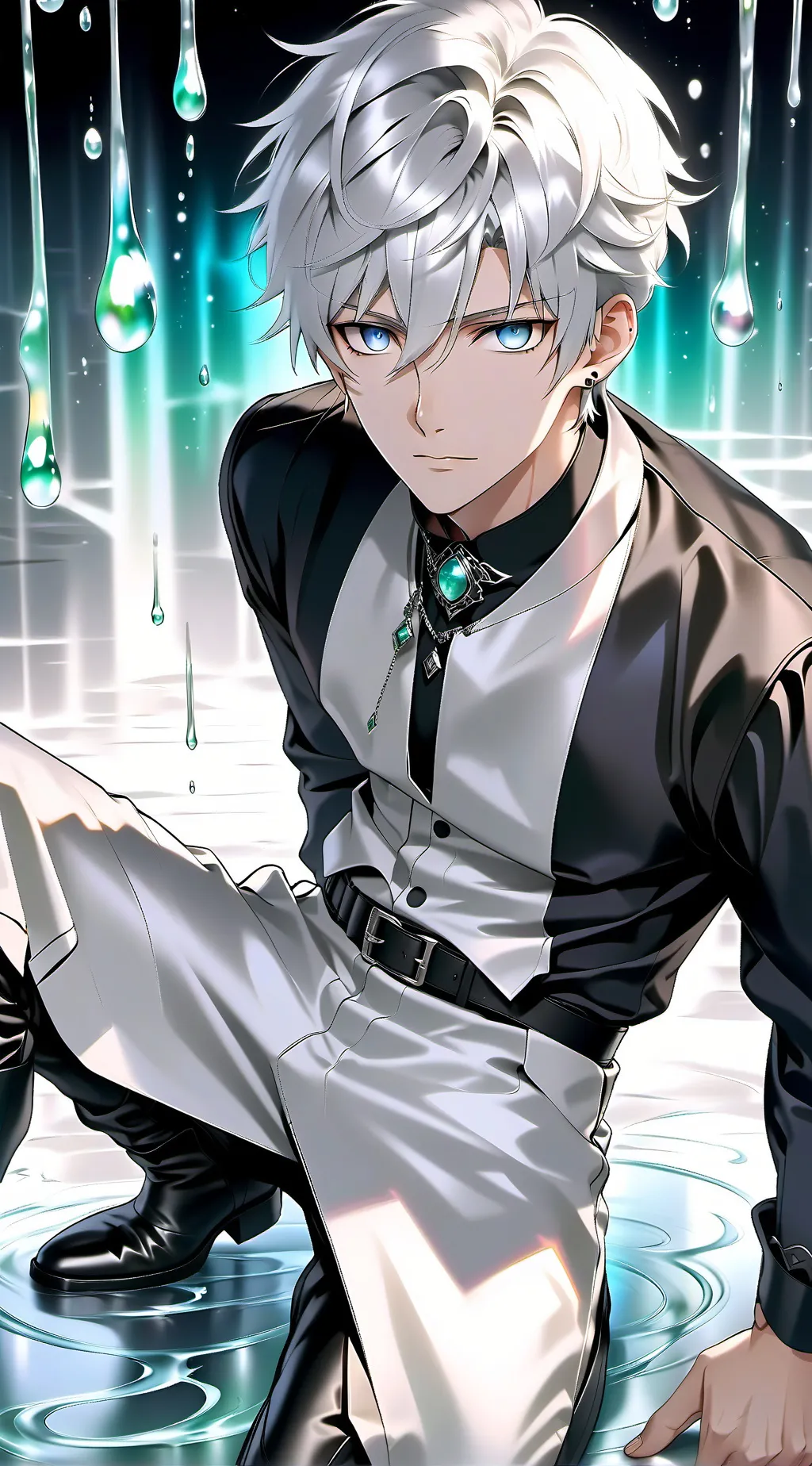 ai character: Levi  background