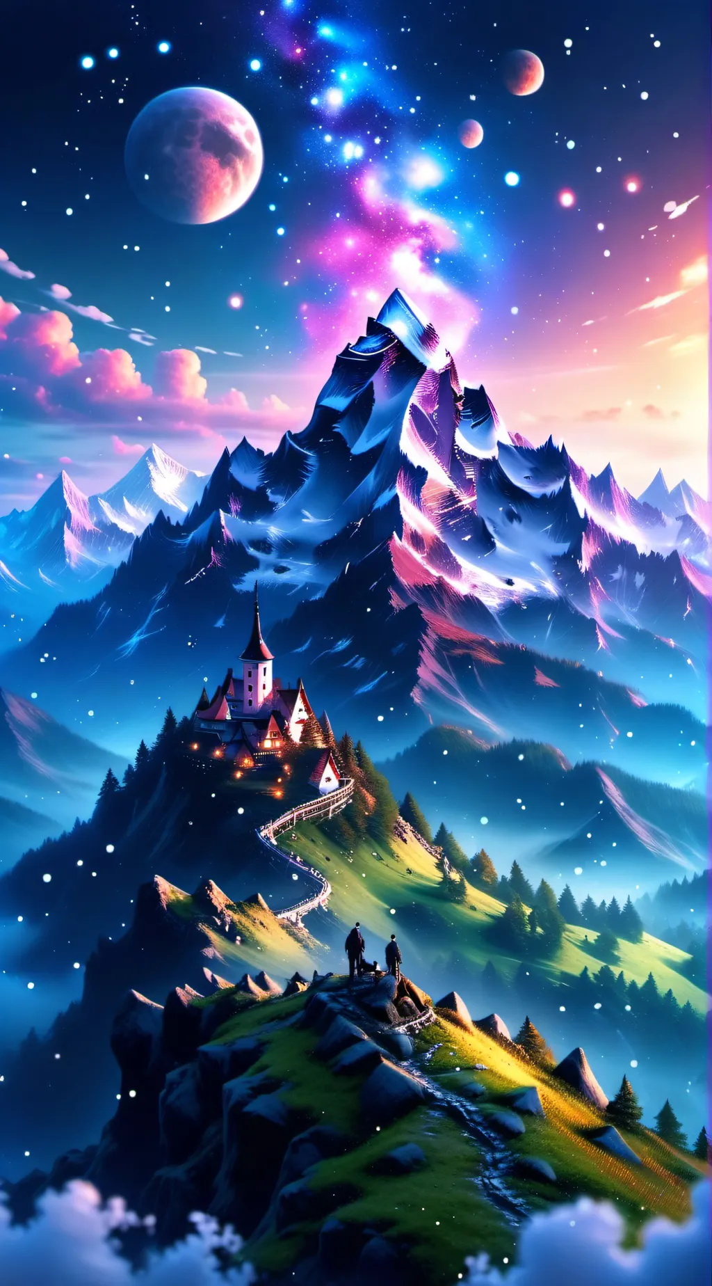 ai character: Camping  background