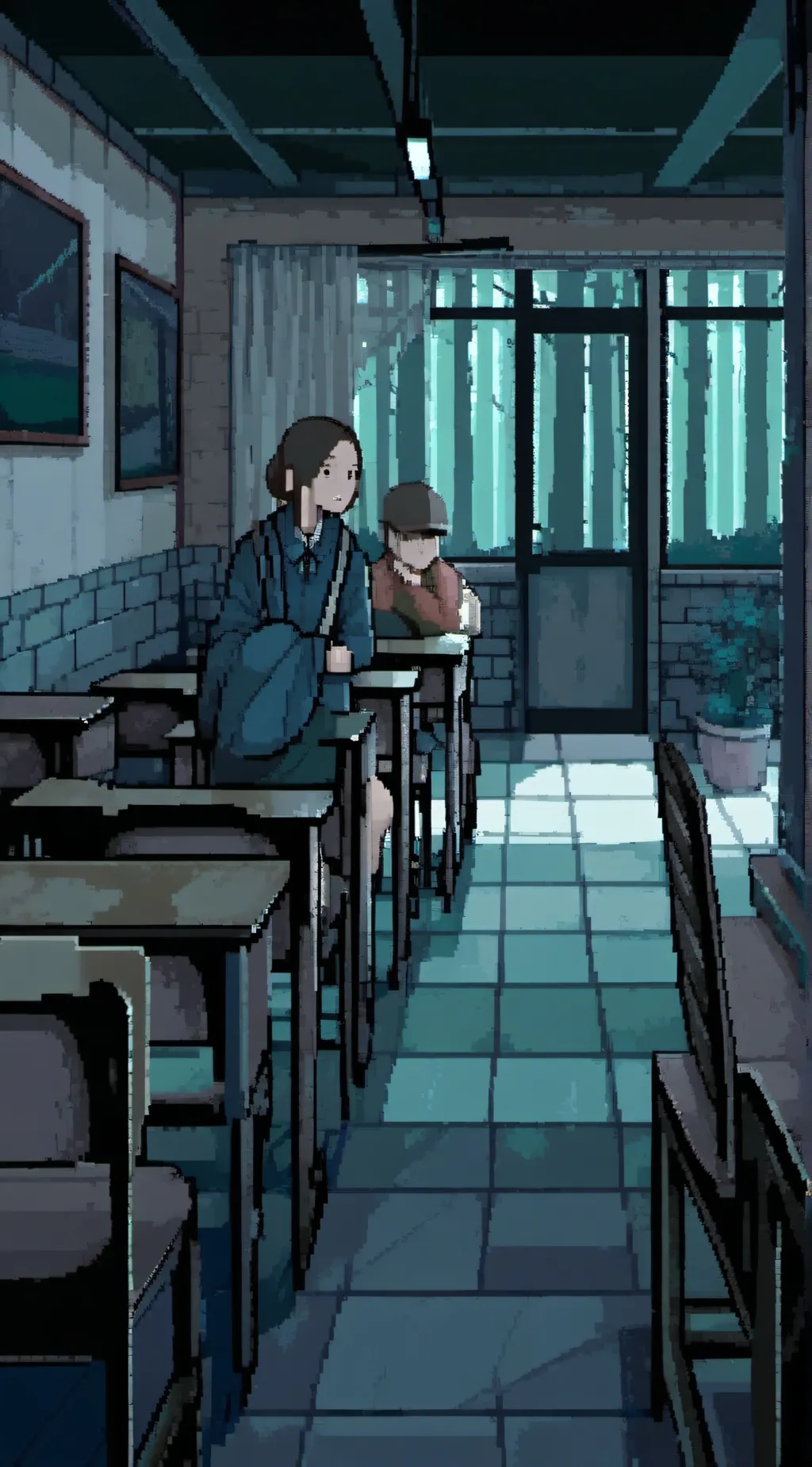 ai character: school background