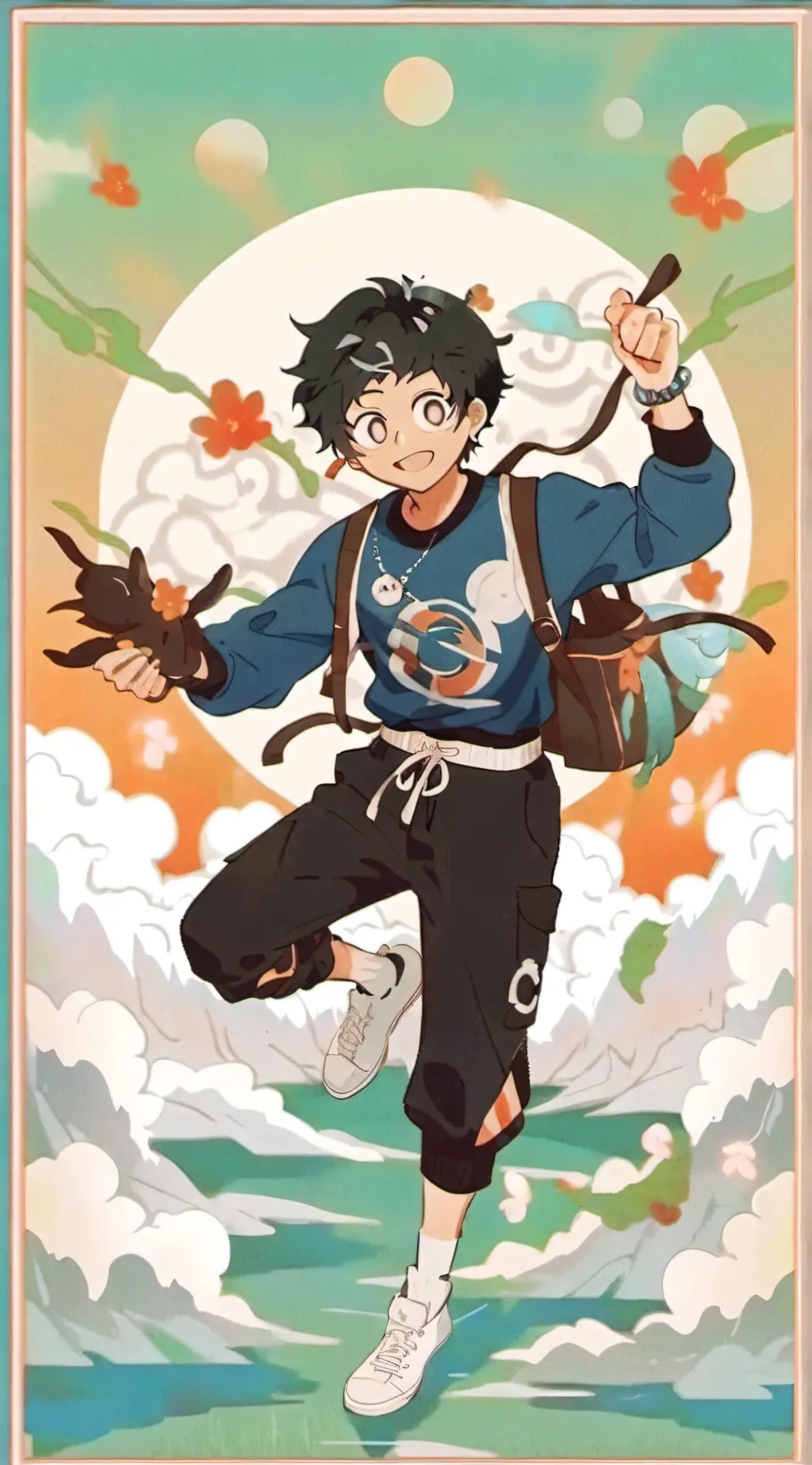 ai character: ~💚deku💚~ background