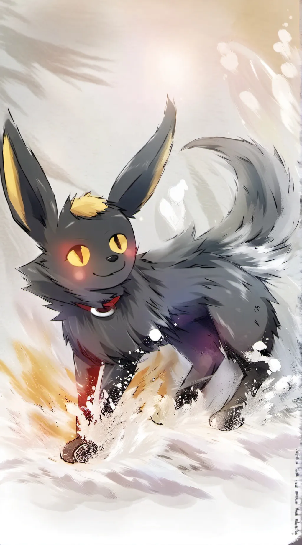 ai character: umbreon  background