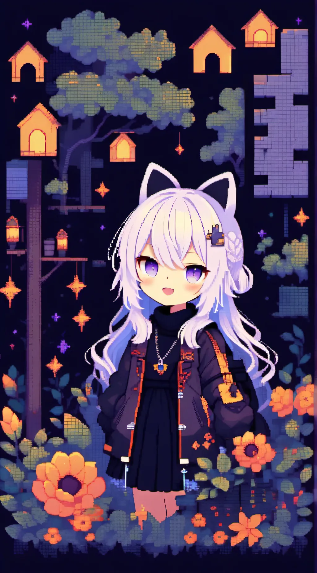 ai character: kitty background