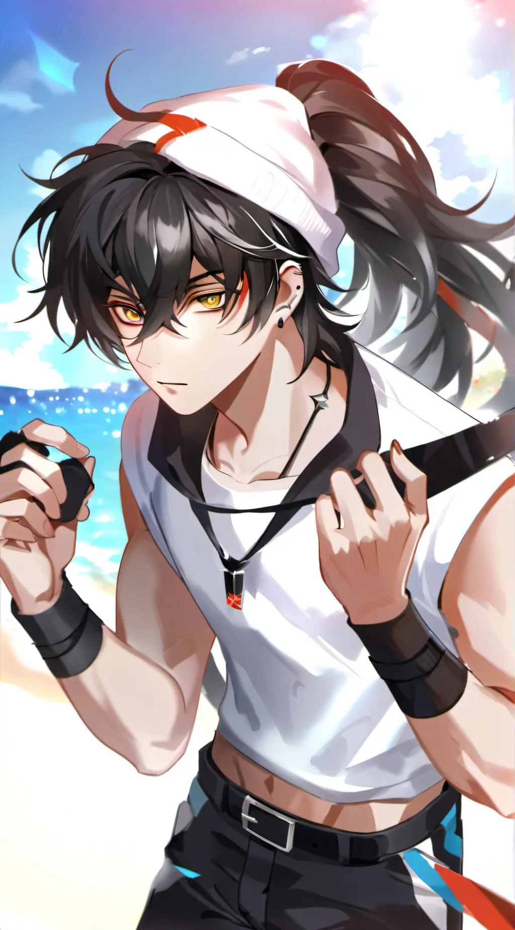 ai character: •Kinich• background