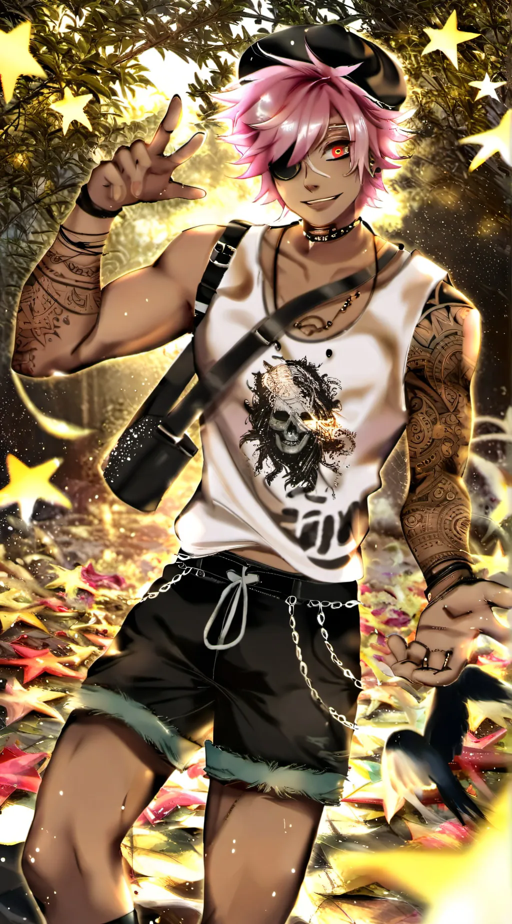 ai character: ..｡o○Xin○o｡..: background