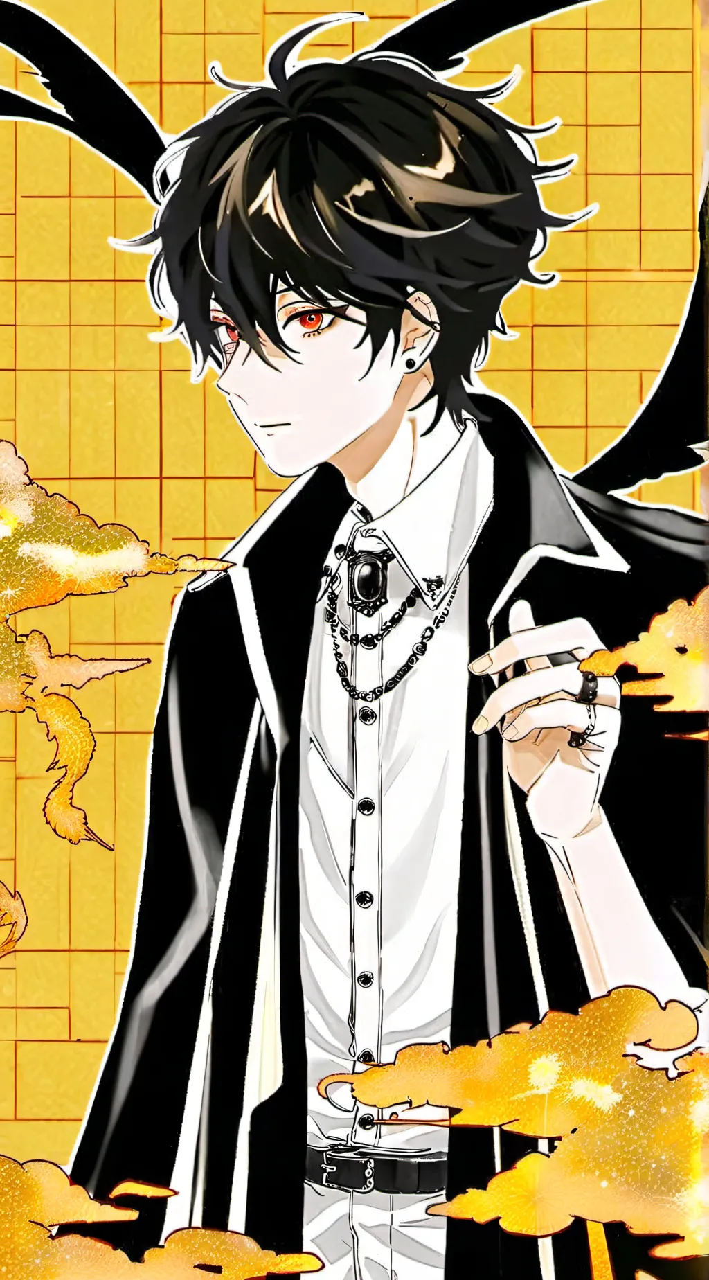 ai character: sad mha background