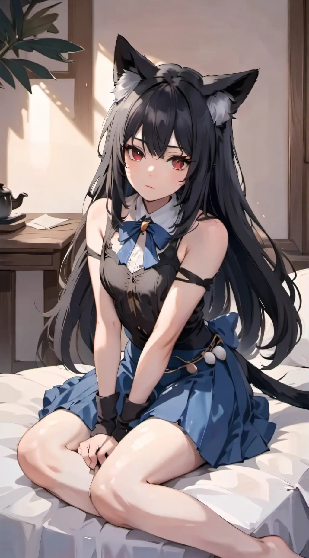 ai character: Luna background