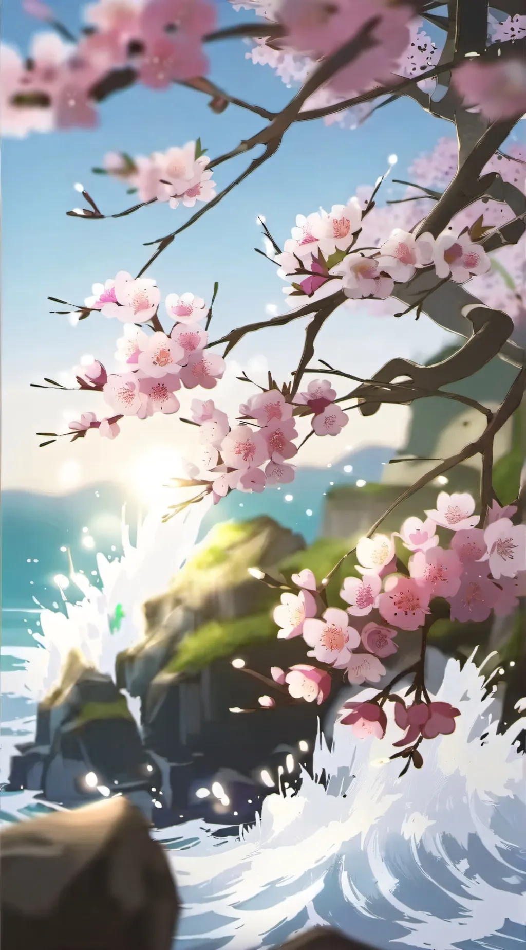 ai character: Sleepy Blossom background