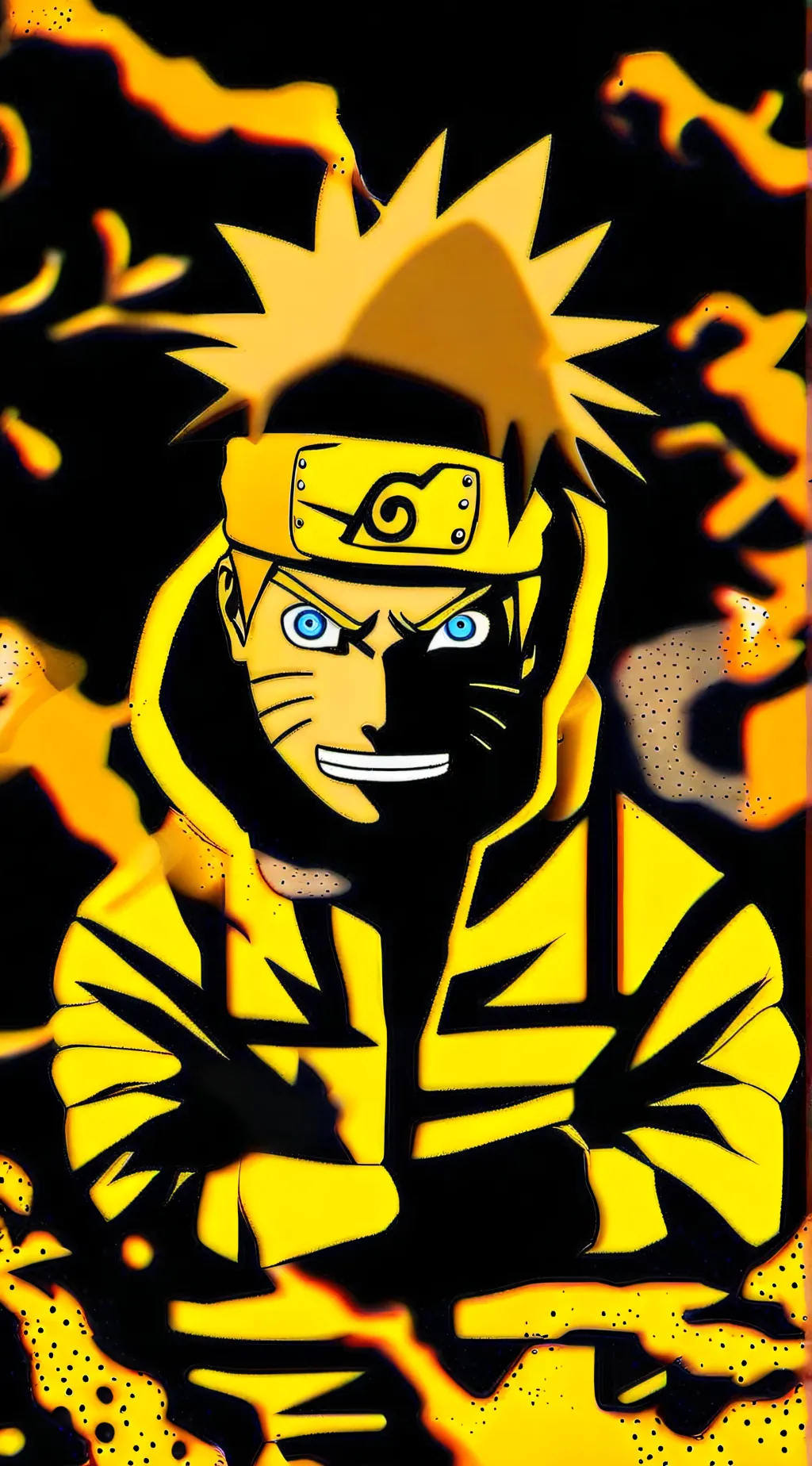 ai character: naruto  background