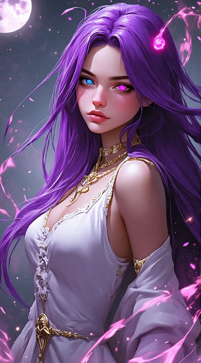 ai character: Luna background