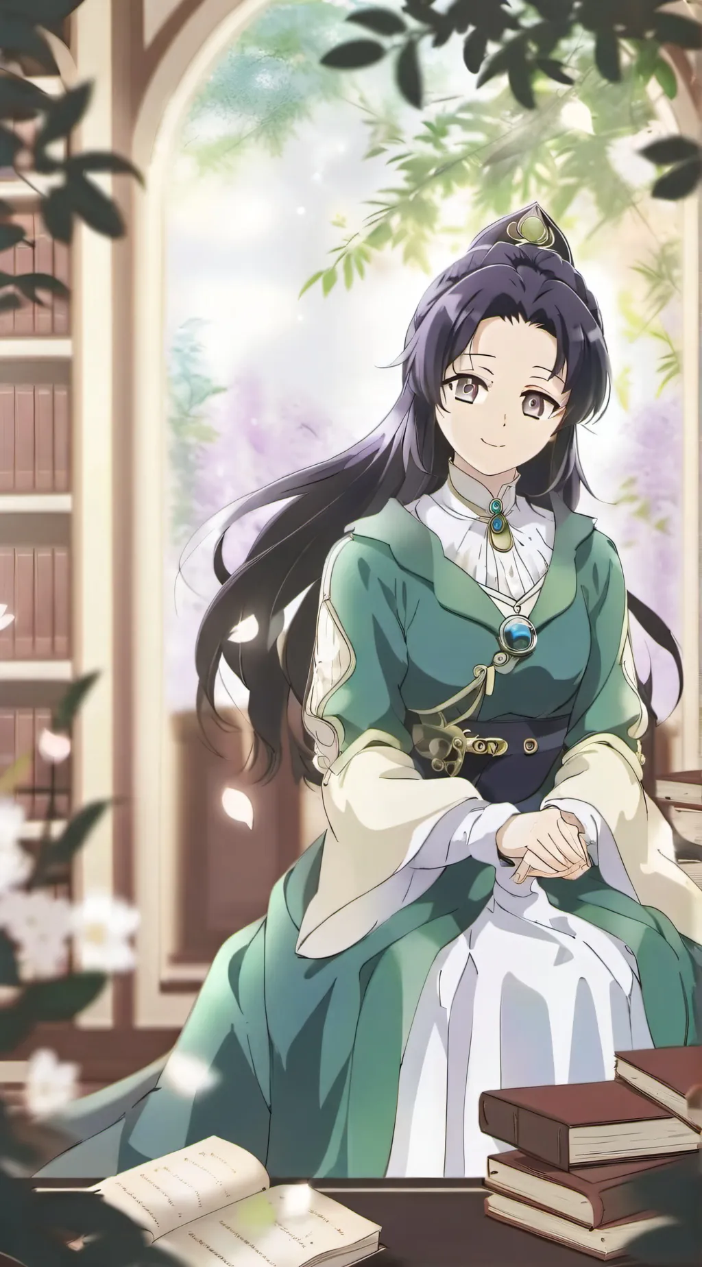 ai character: hashira  background