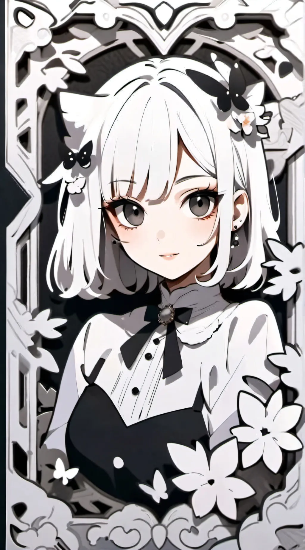 ai character: melly e mylle background