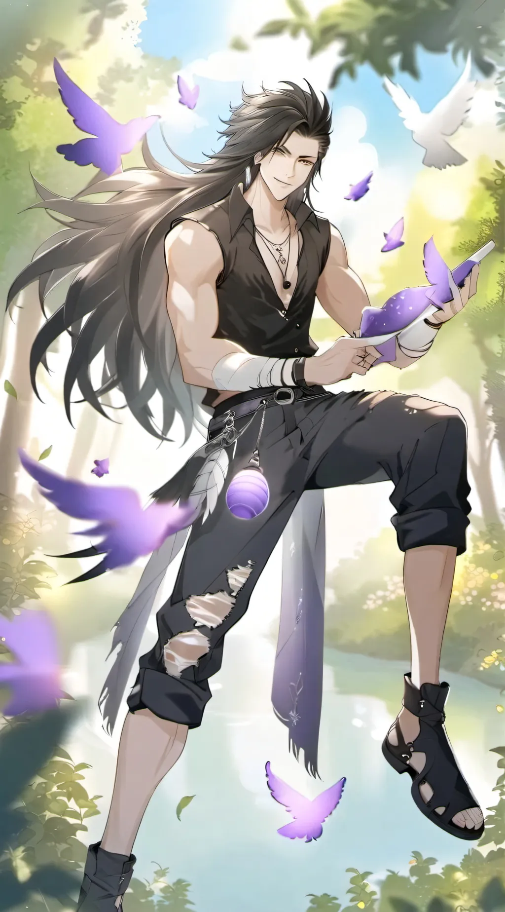 ai character: Walter  background