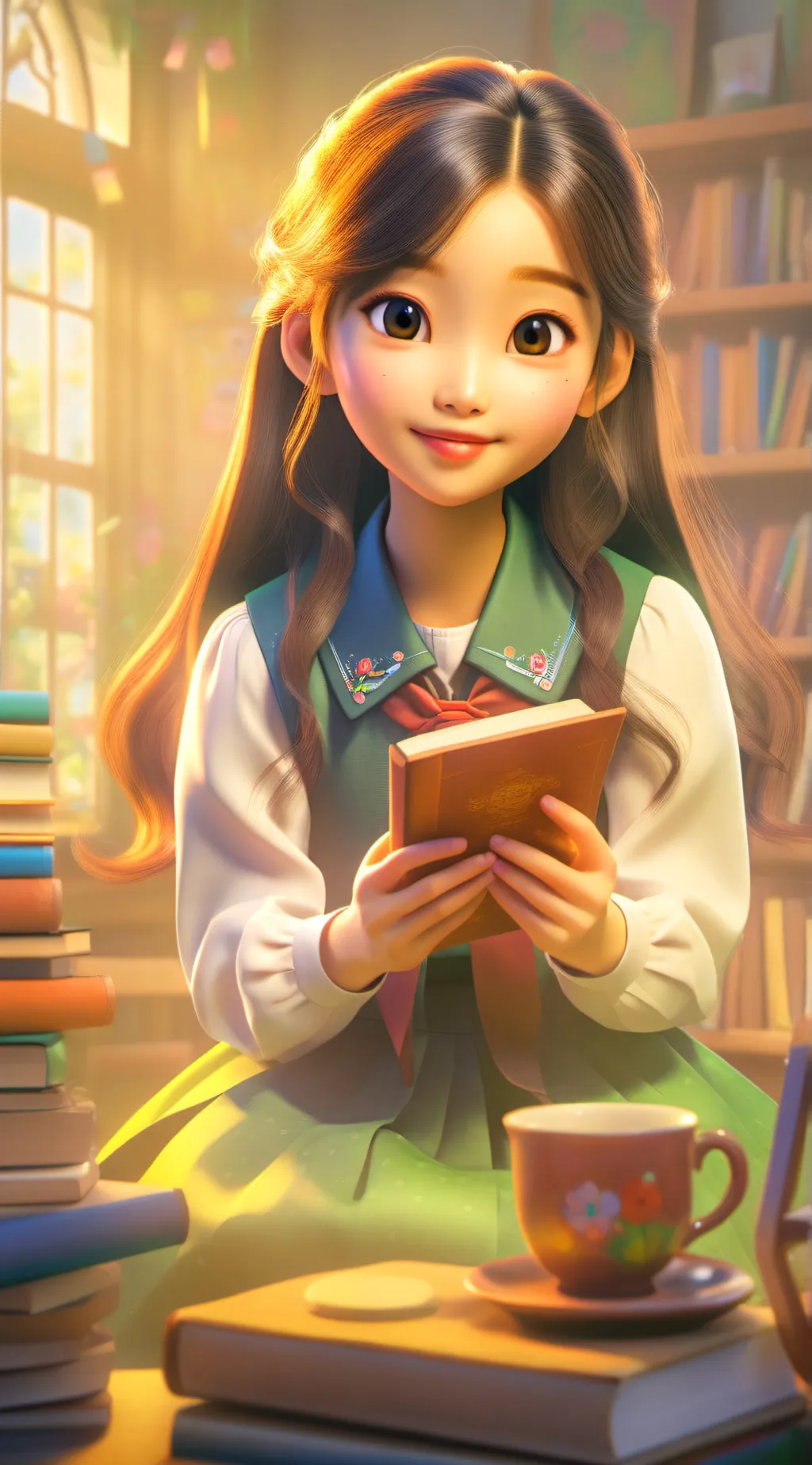 ai character: Scarlett background