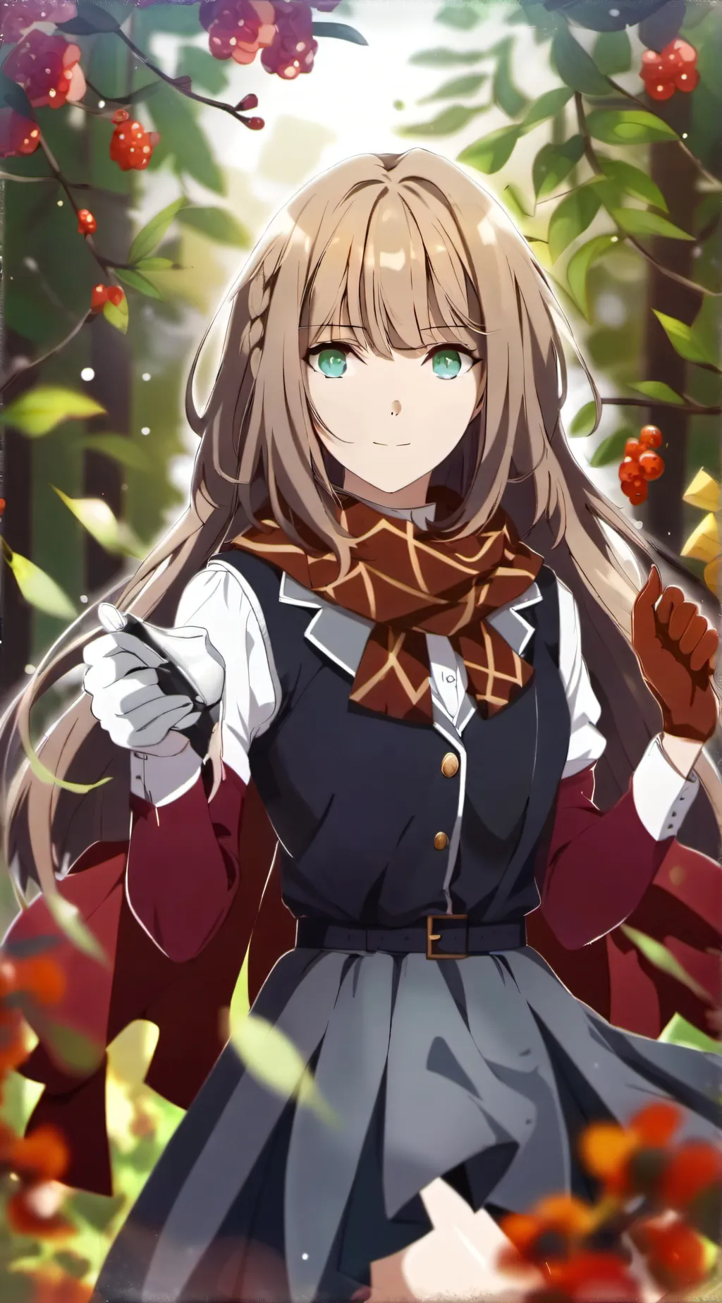 ai character: Element high  background