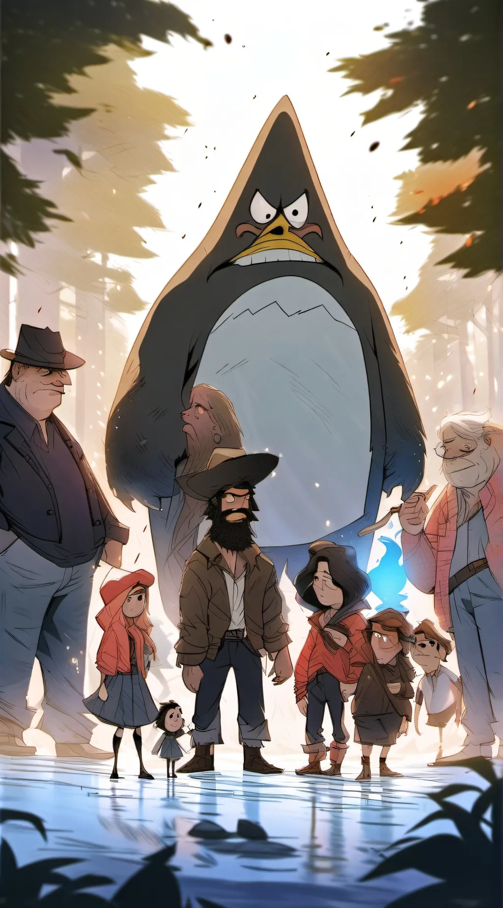 ai character: GF background