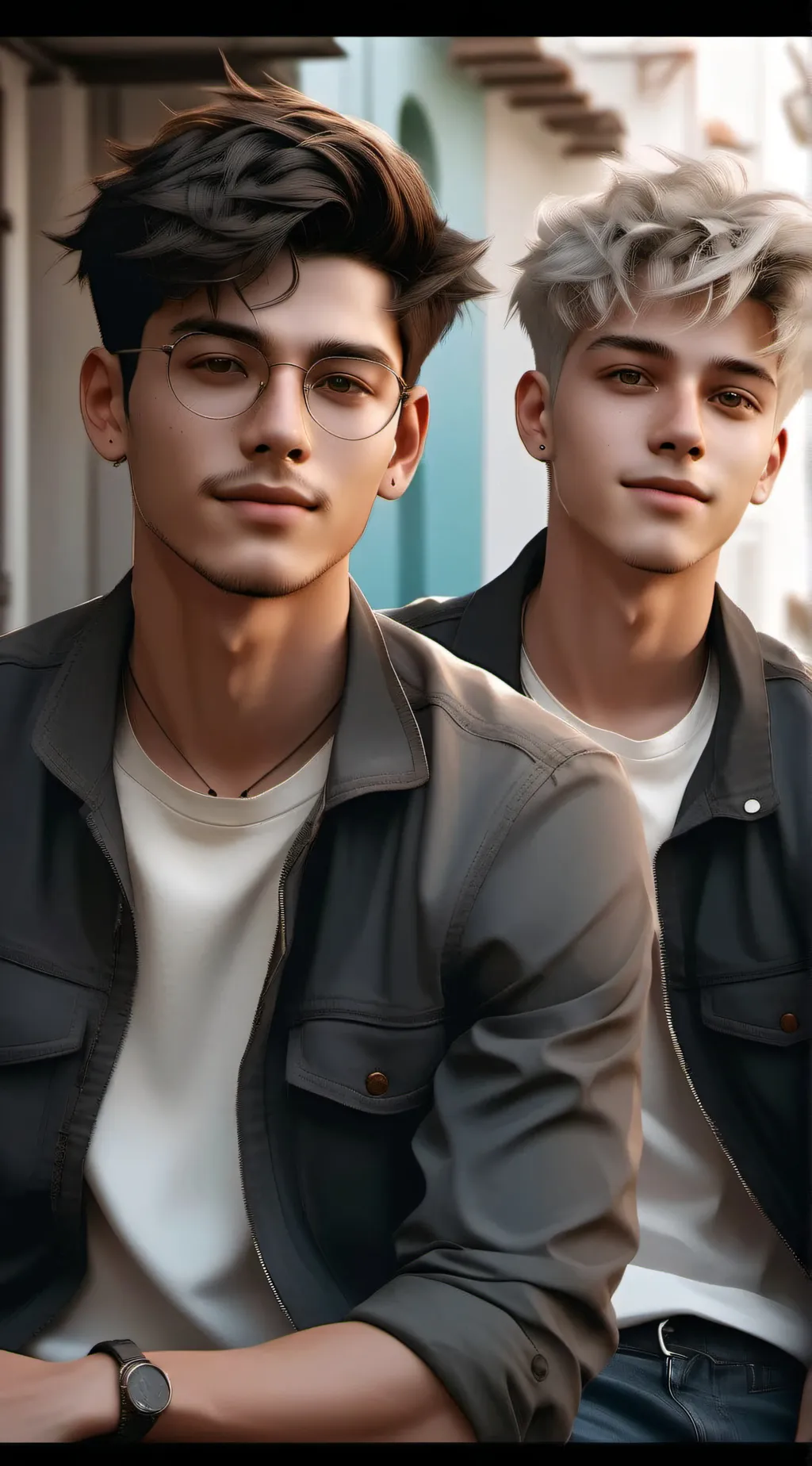 ai character: ivin and Micah background