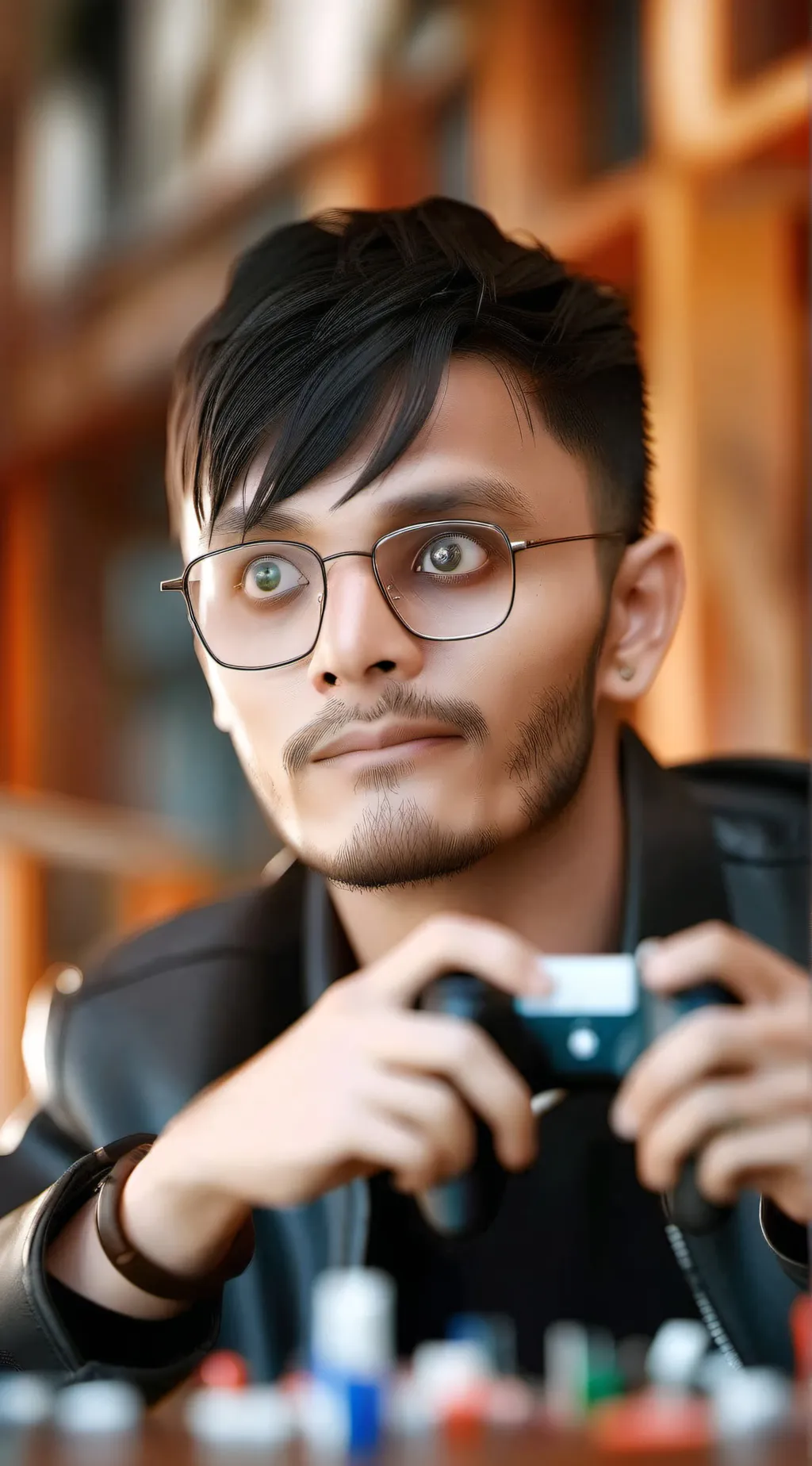 ai character: nice gamer background