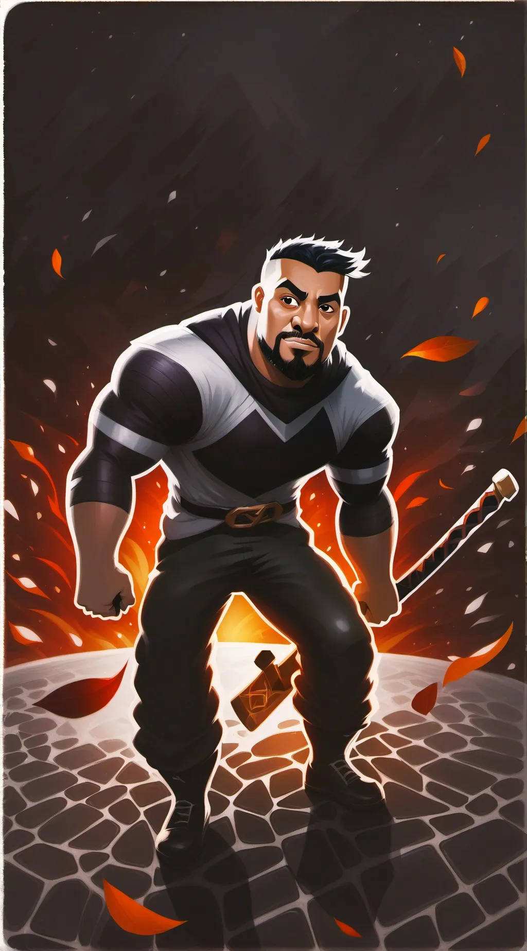 ai character: Dude background