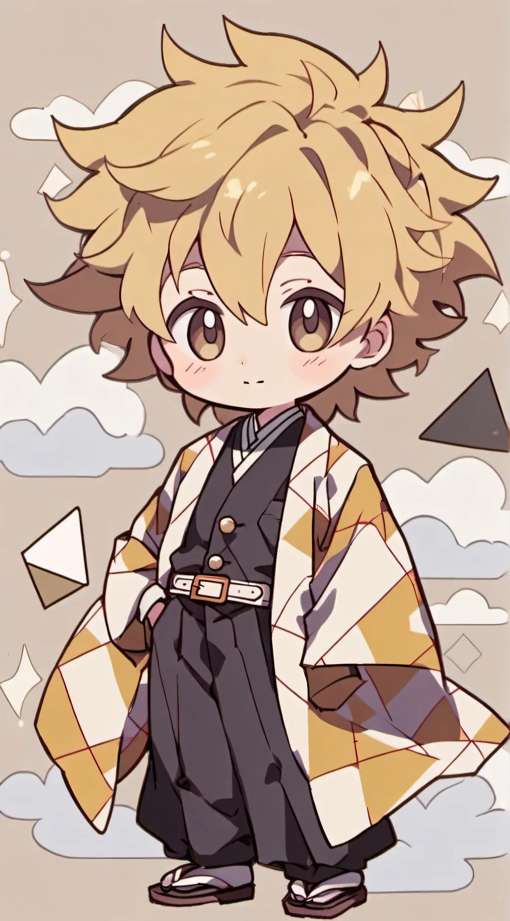 ai character: Zenitsu Agatsuma background