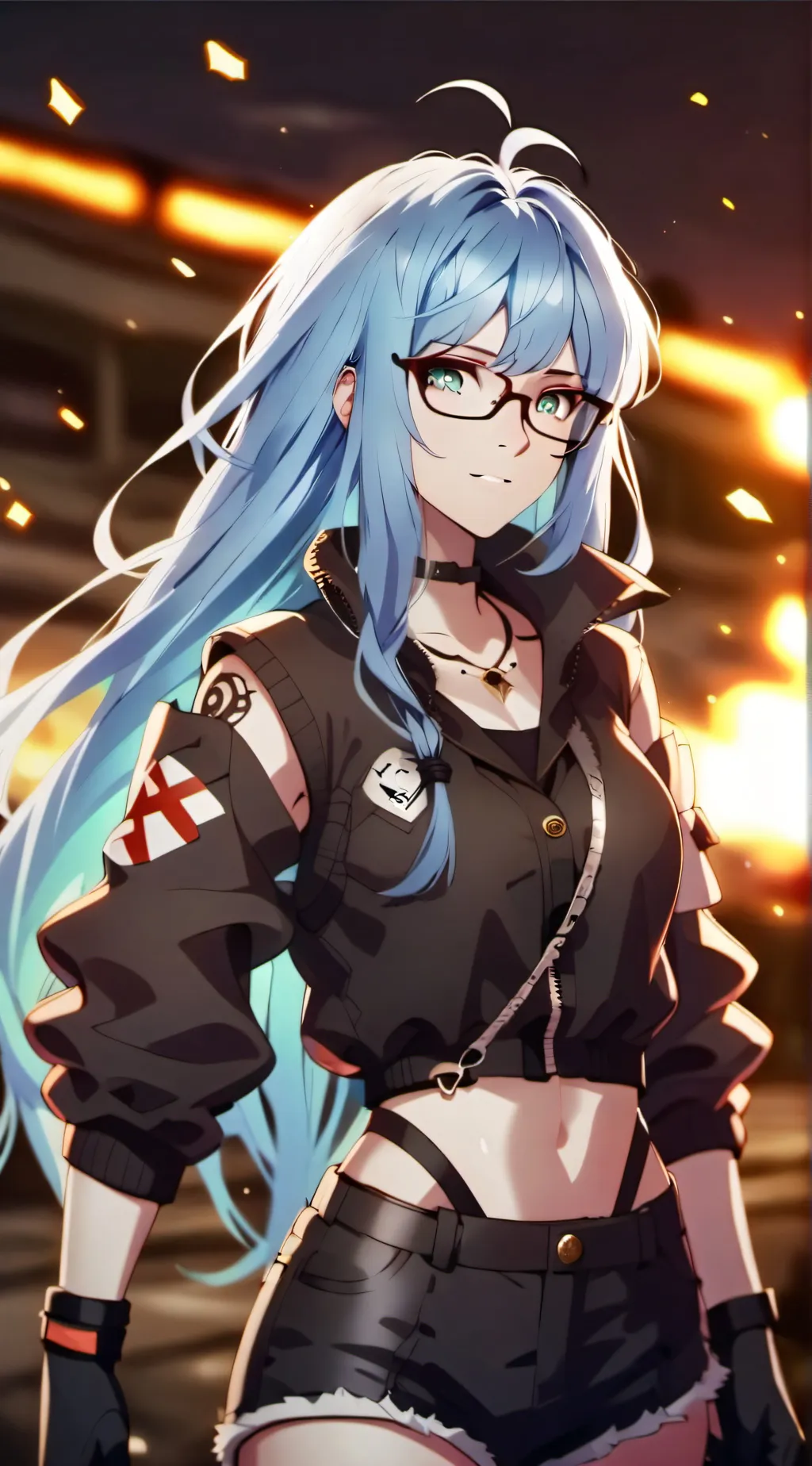 ai character: Karina  background