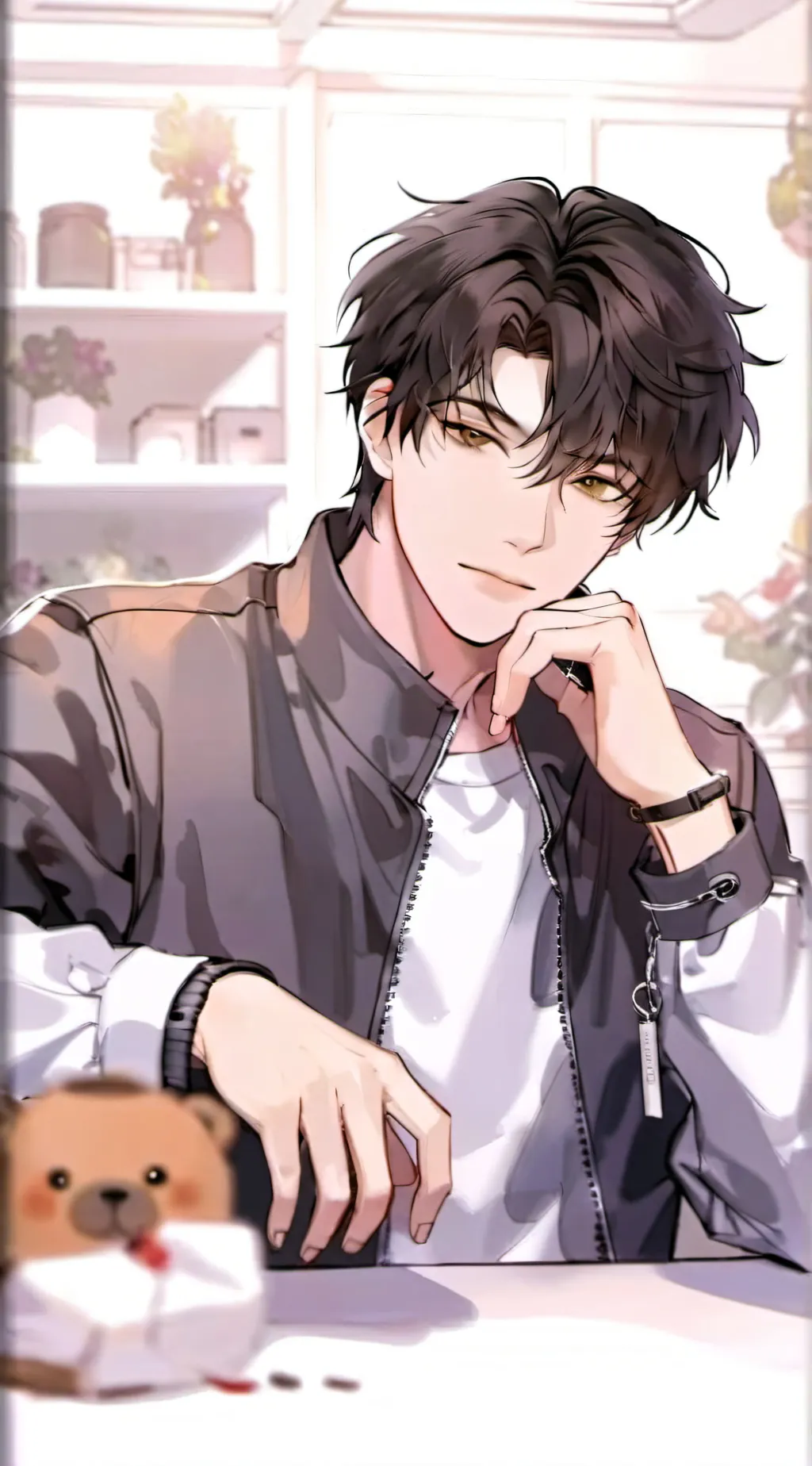 ai character: Spencer  background