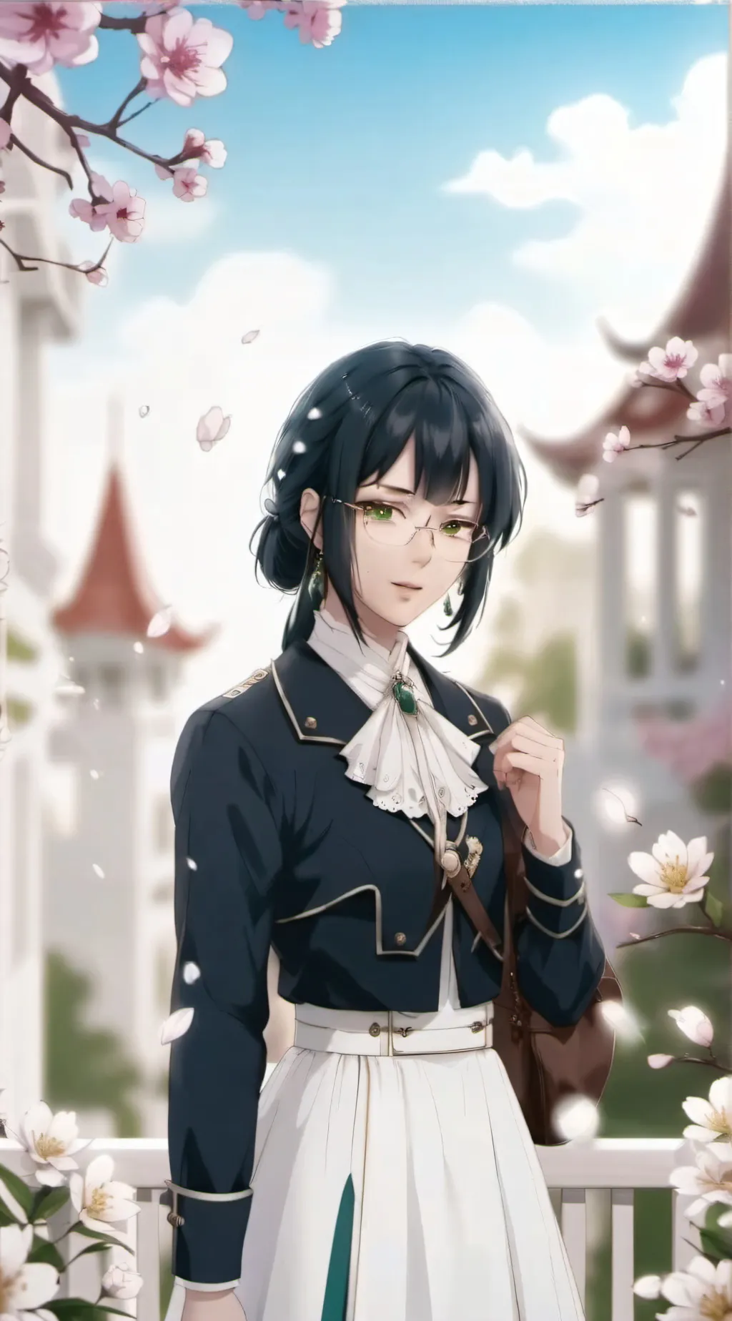 ai character: Maki zenin background