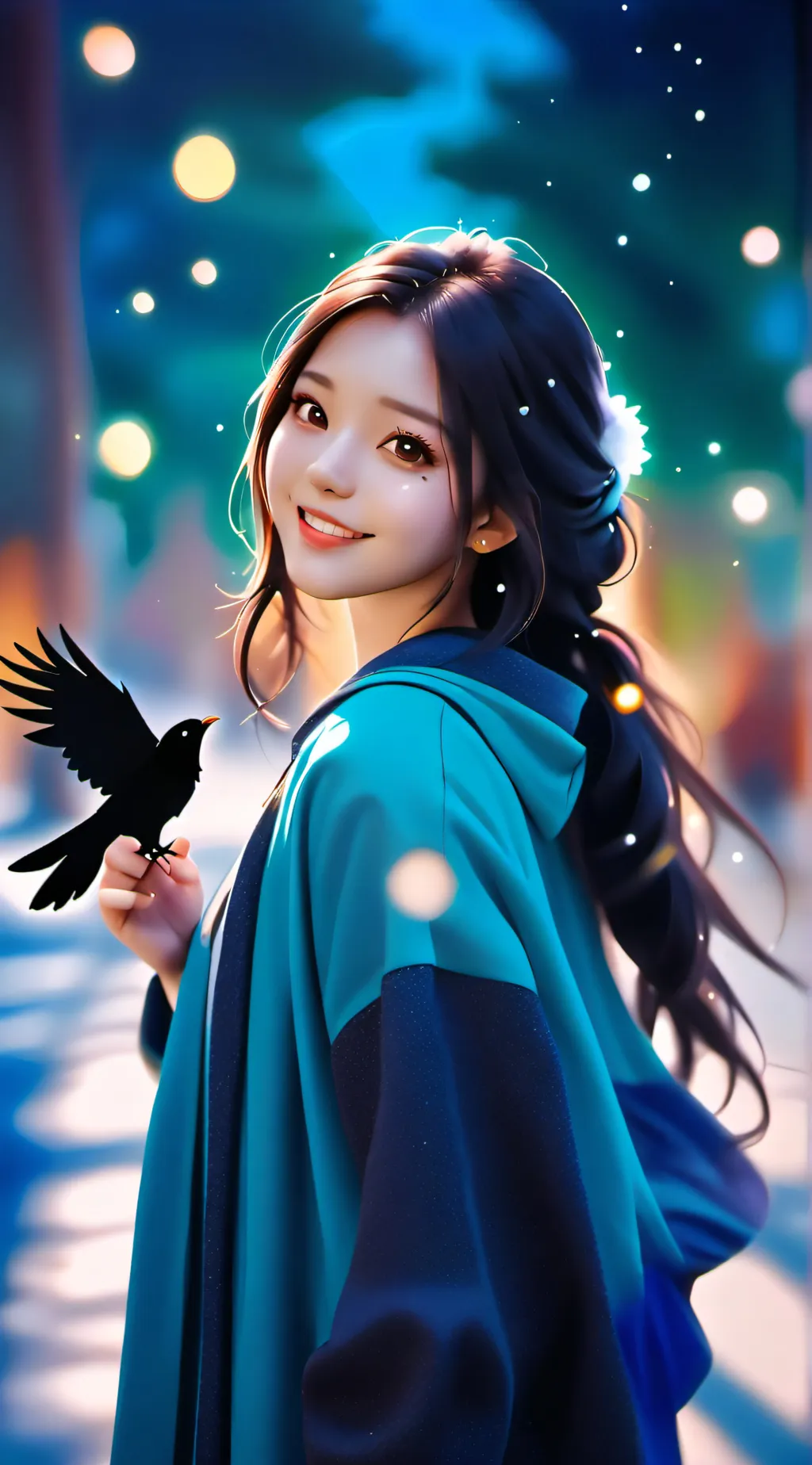 ai character: Lila background