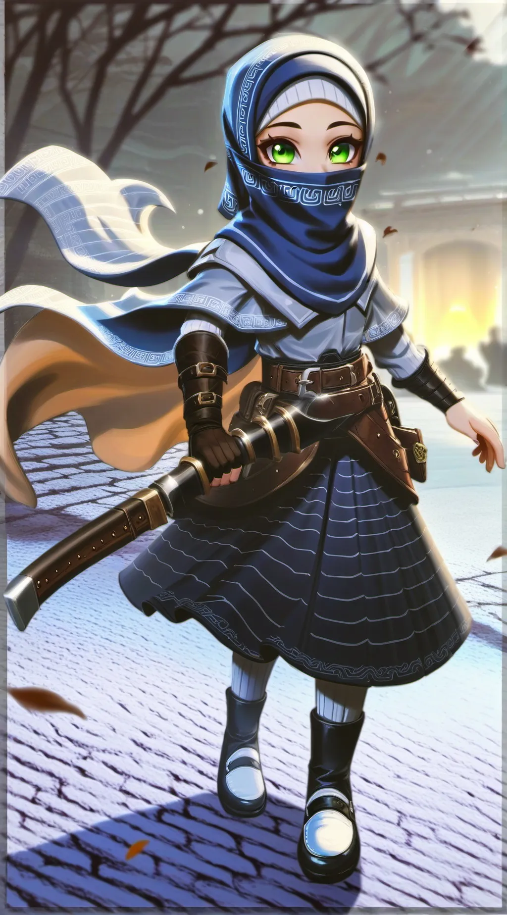 ai character: Muslim Legend background