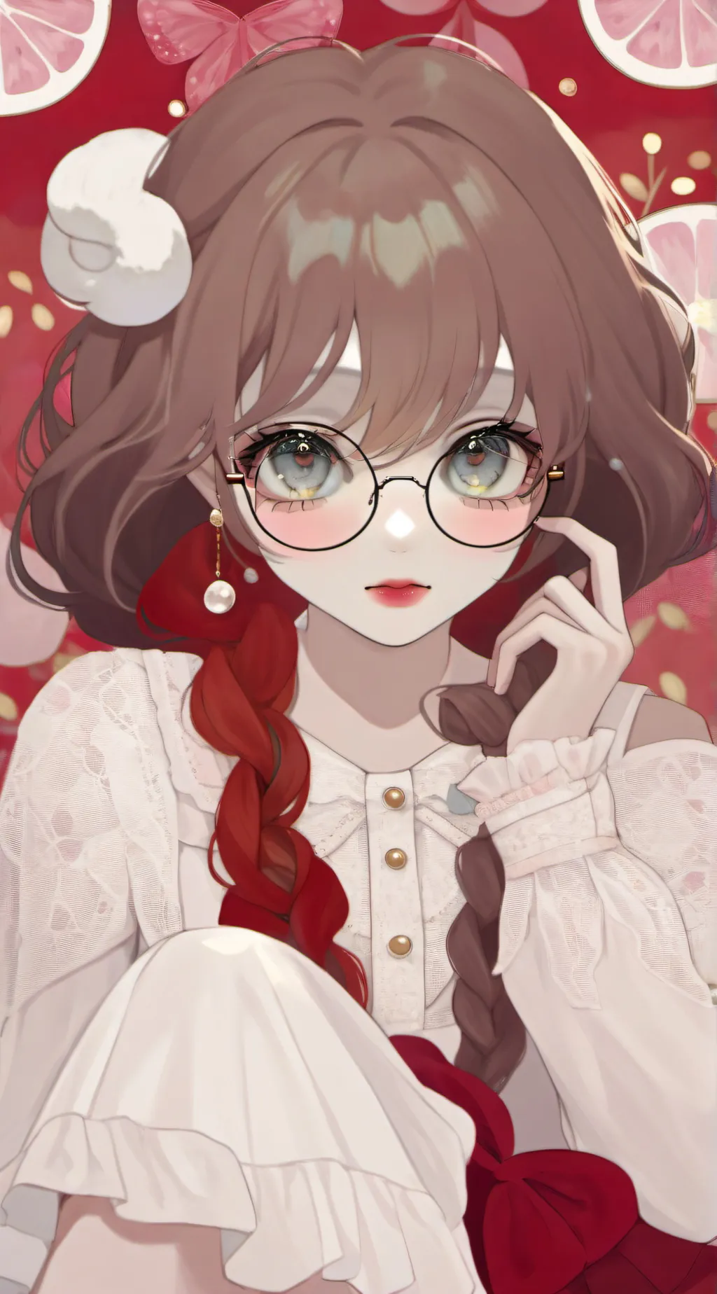ai character: cute amigurumist background