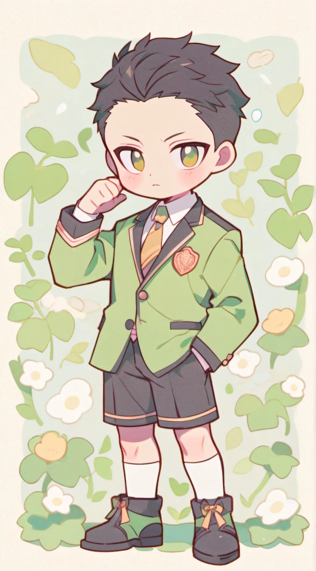 ai character: Alexander  background