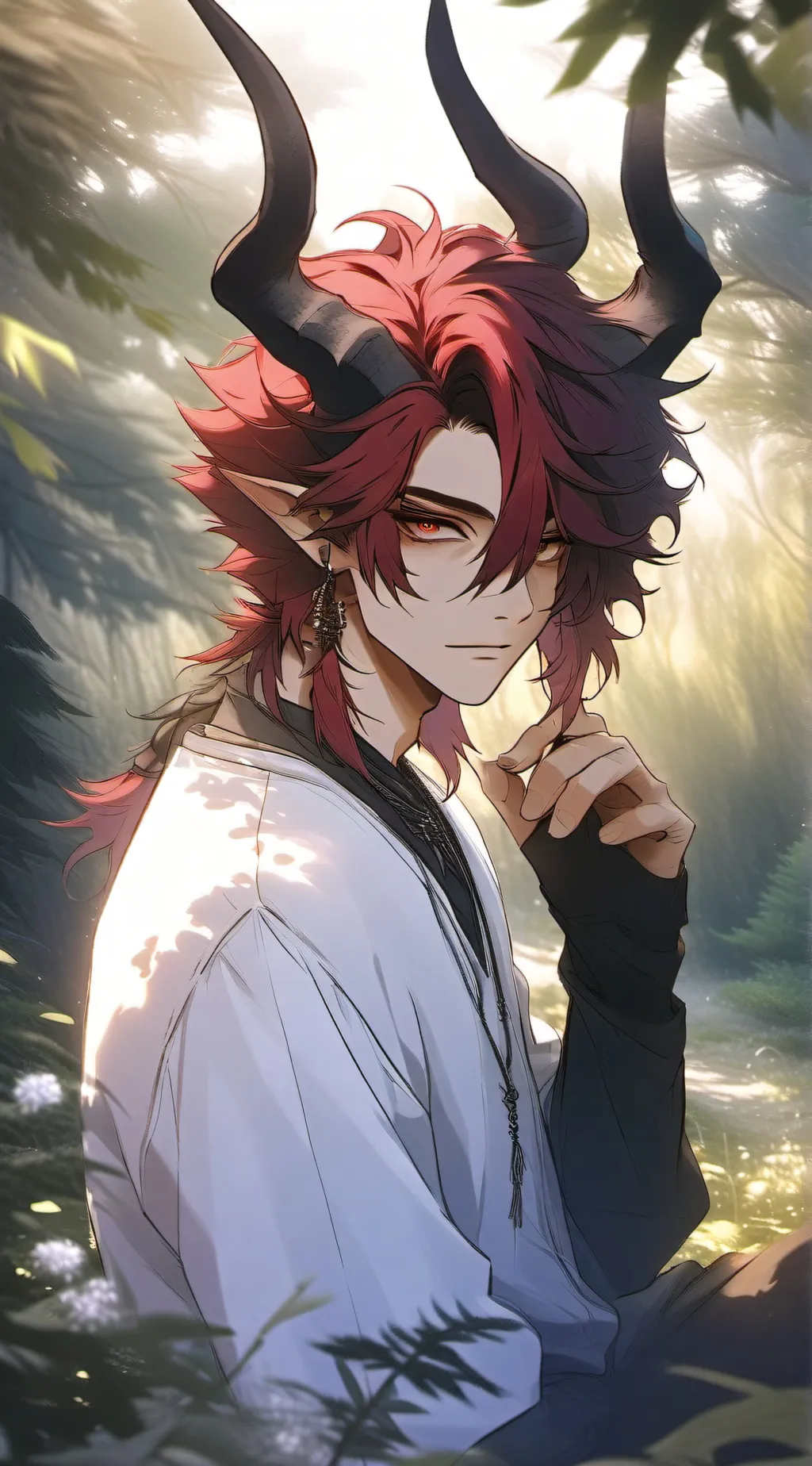 ai character: Hisoka ^^ background