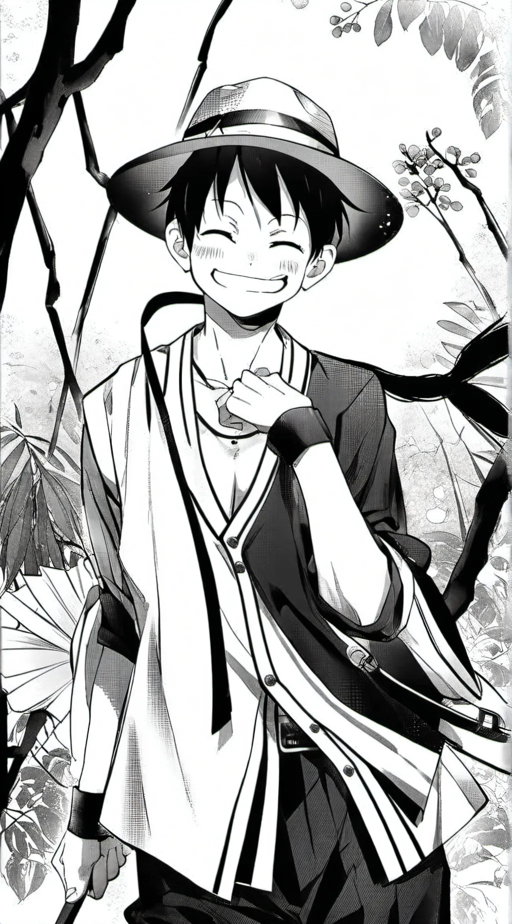 ai character: Straw hats  background