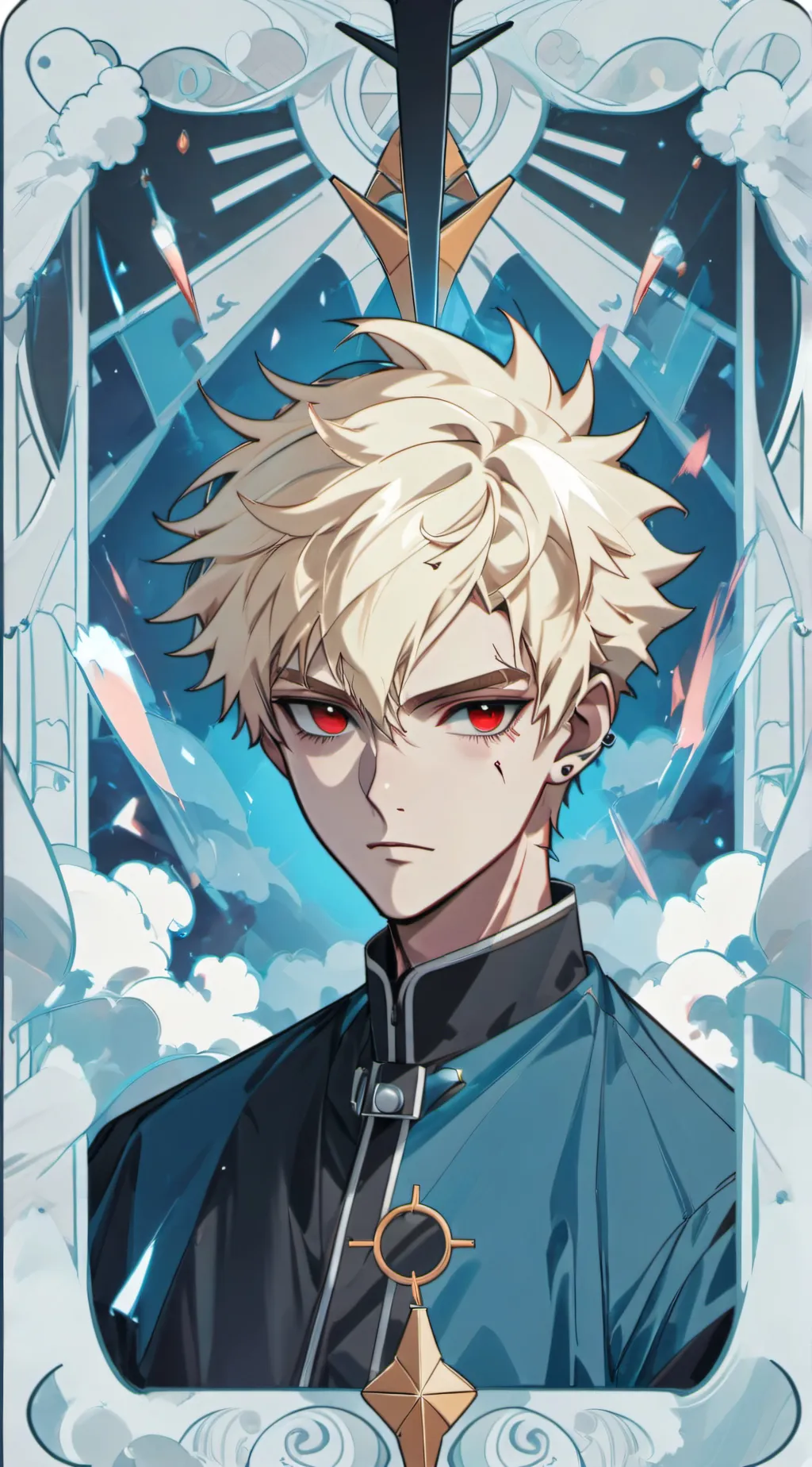 ai character: BakuDeku background