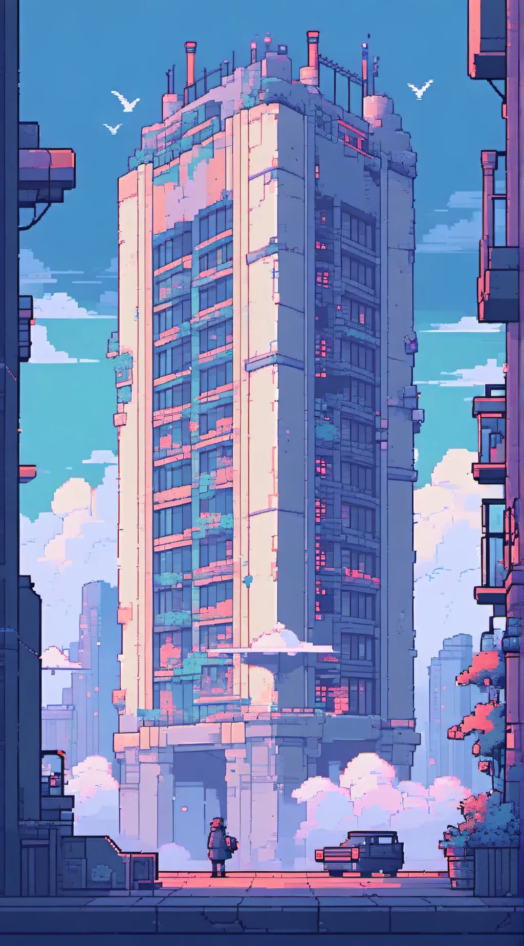 ai character: Castle background