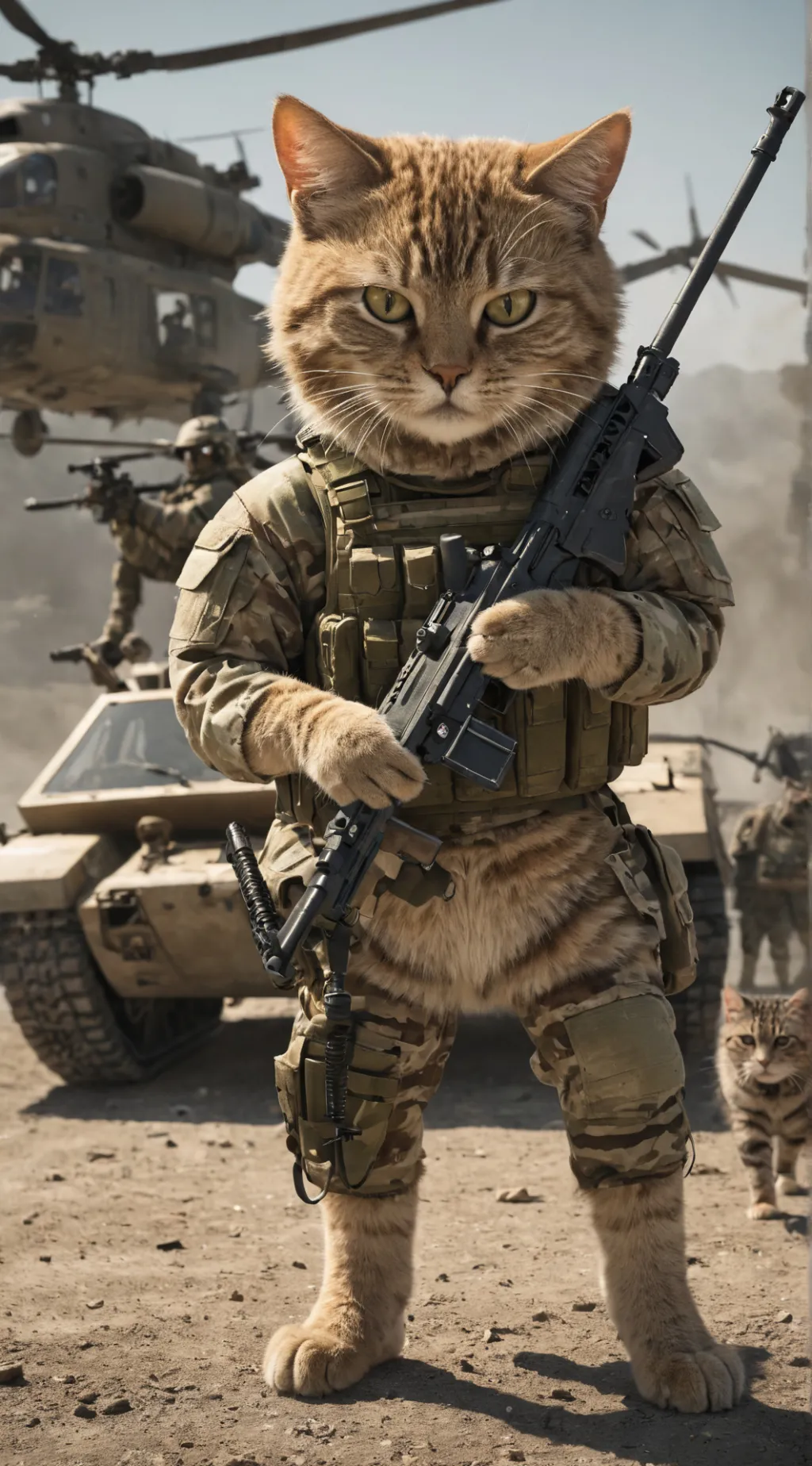 ai character: Cat Rebellion background