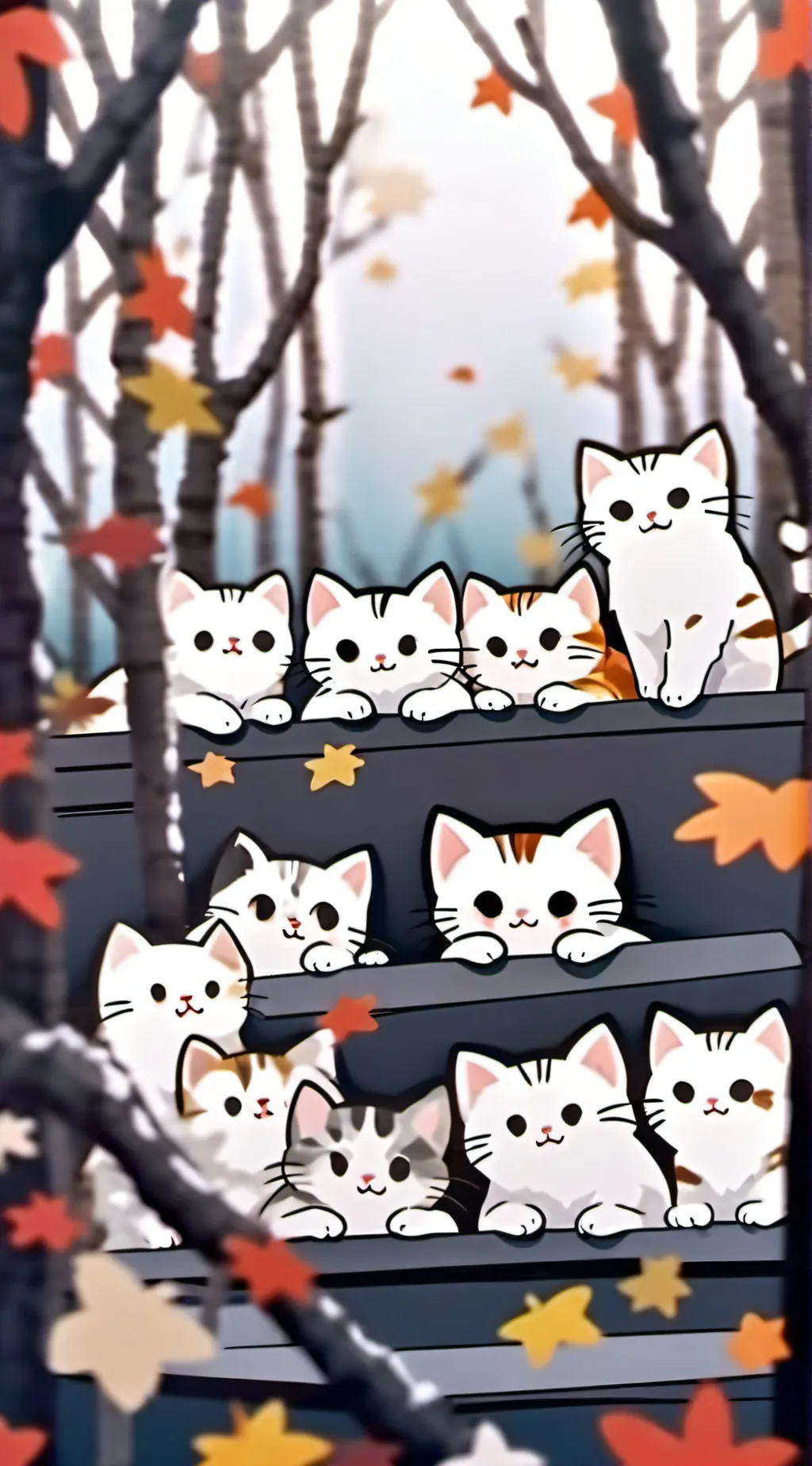 ai character: Cats! background